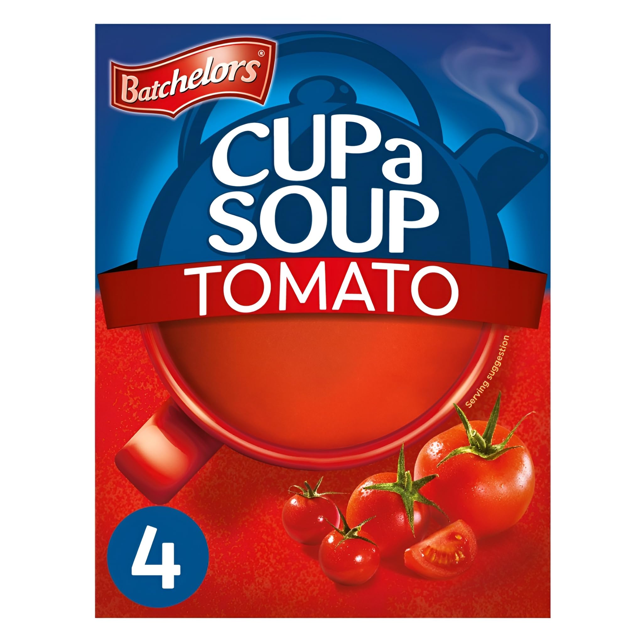 Batchelors Cup a Soup Tomato Instant Soup Sachets, 4 Sachets, 93 g