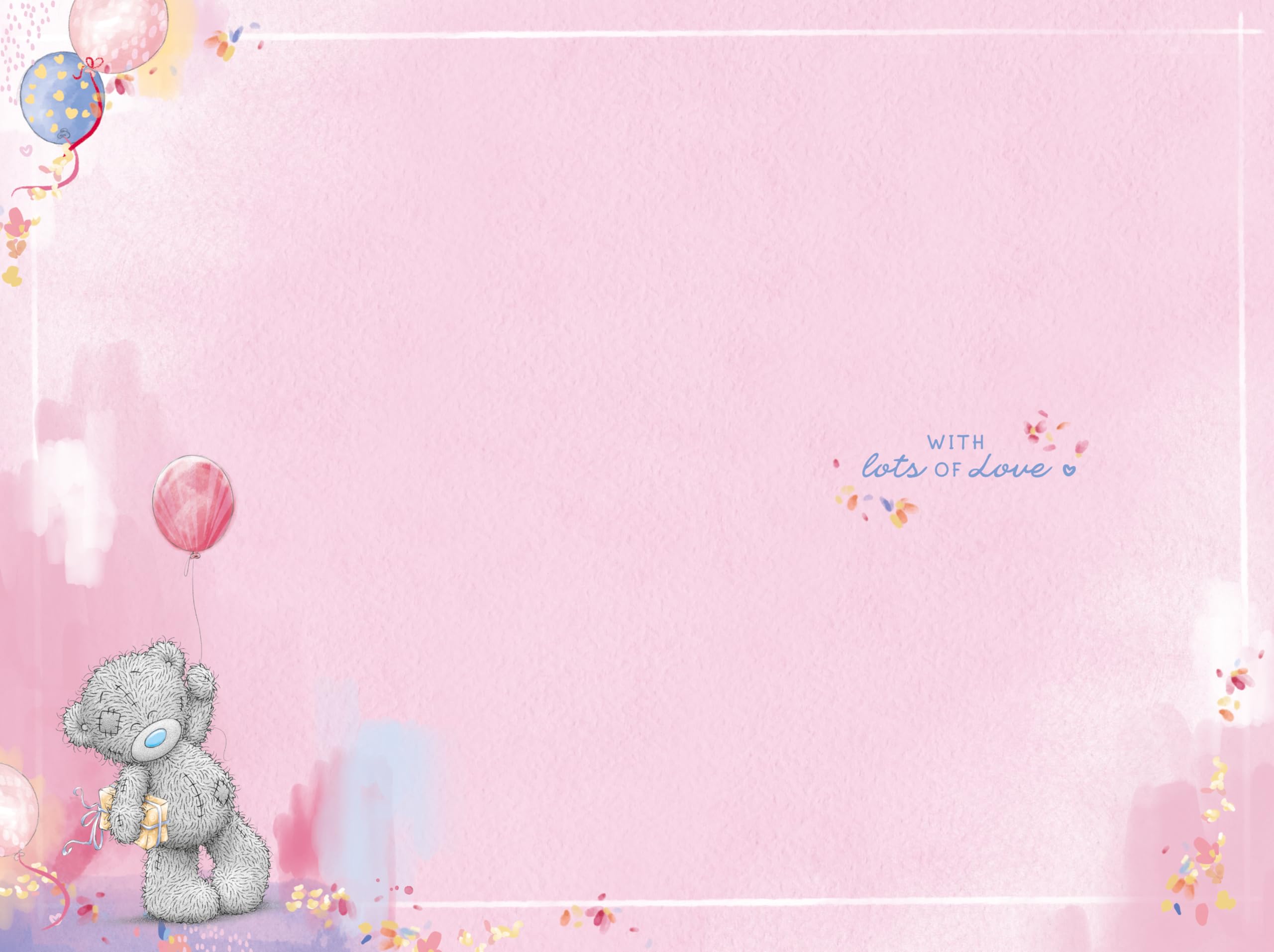 Me To You Tatty Teddy Luxury Gold Embellished 60th Birthday Card | 6 x 9 Inches