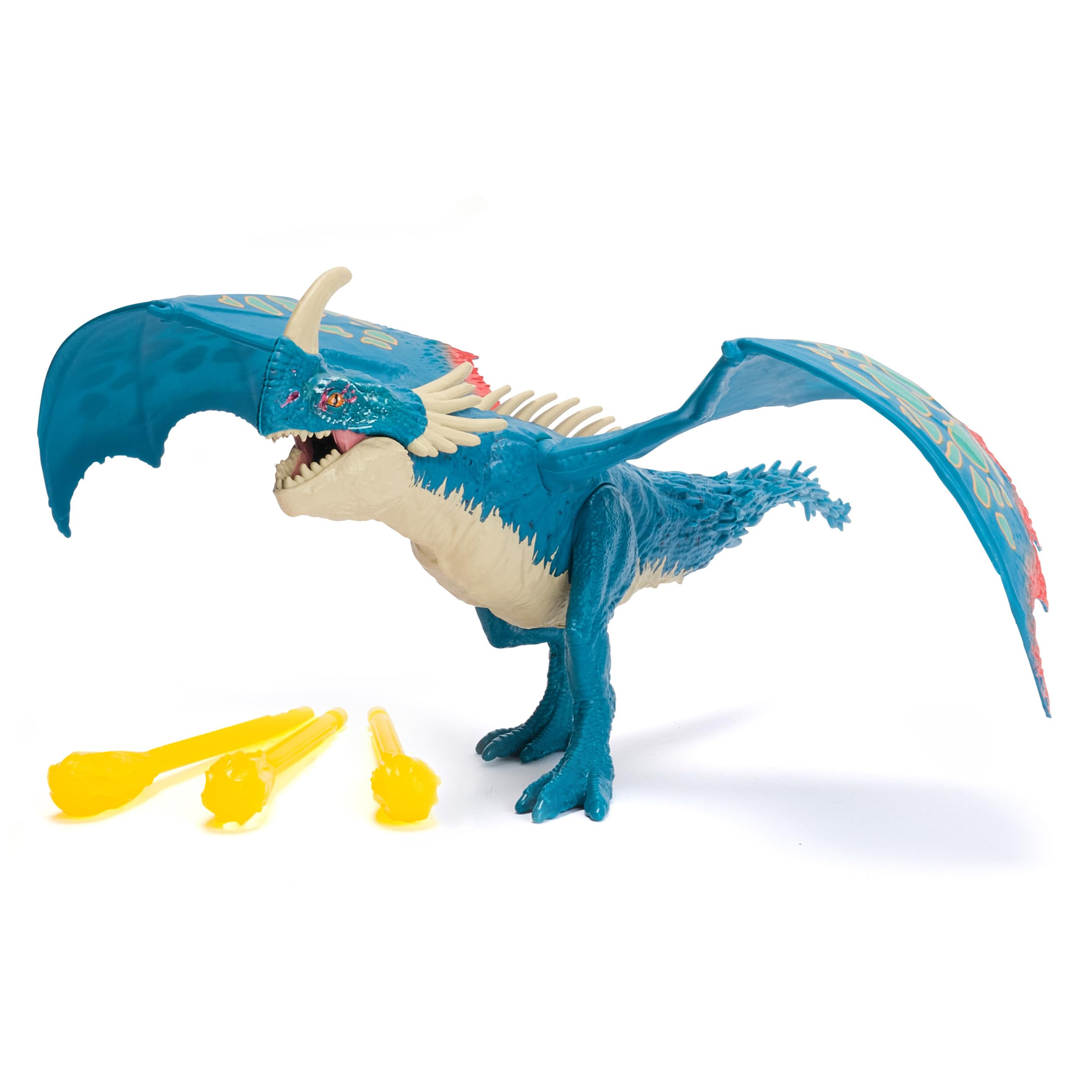 Dreamworks Dragons Battle Dragons Fire Blast Deadly Nadder - 10" Action Figure with Fire Projectile
