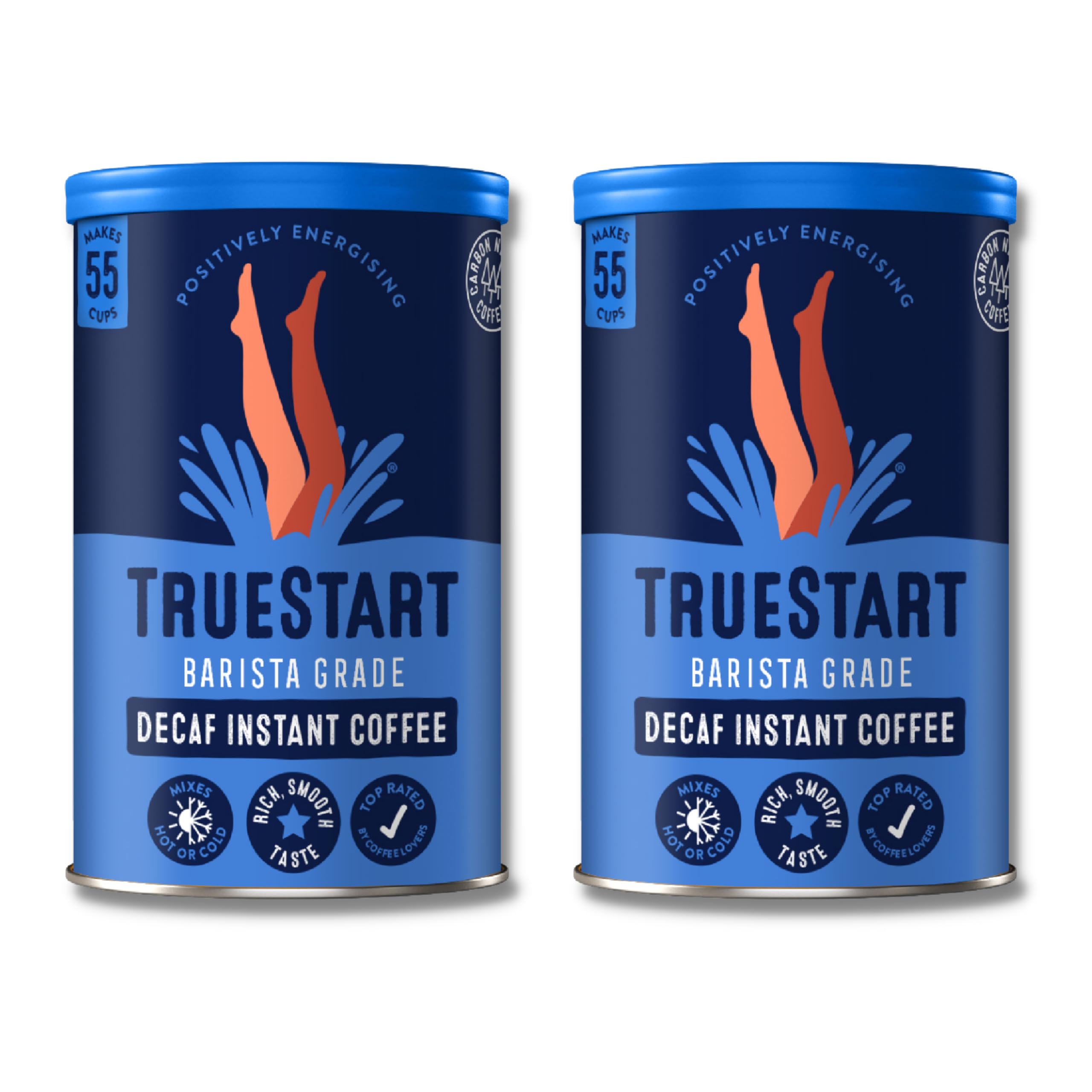 TrueStart - Barista Grade Decaf Instant Coffee 100% Brazilian Arabica