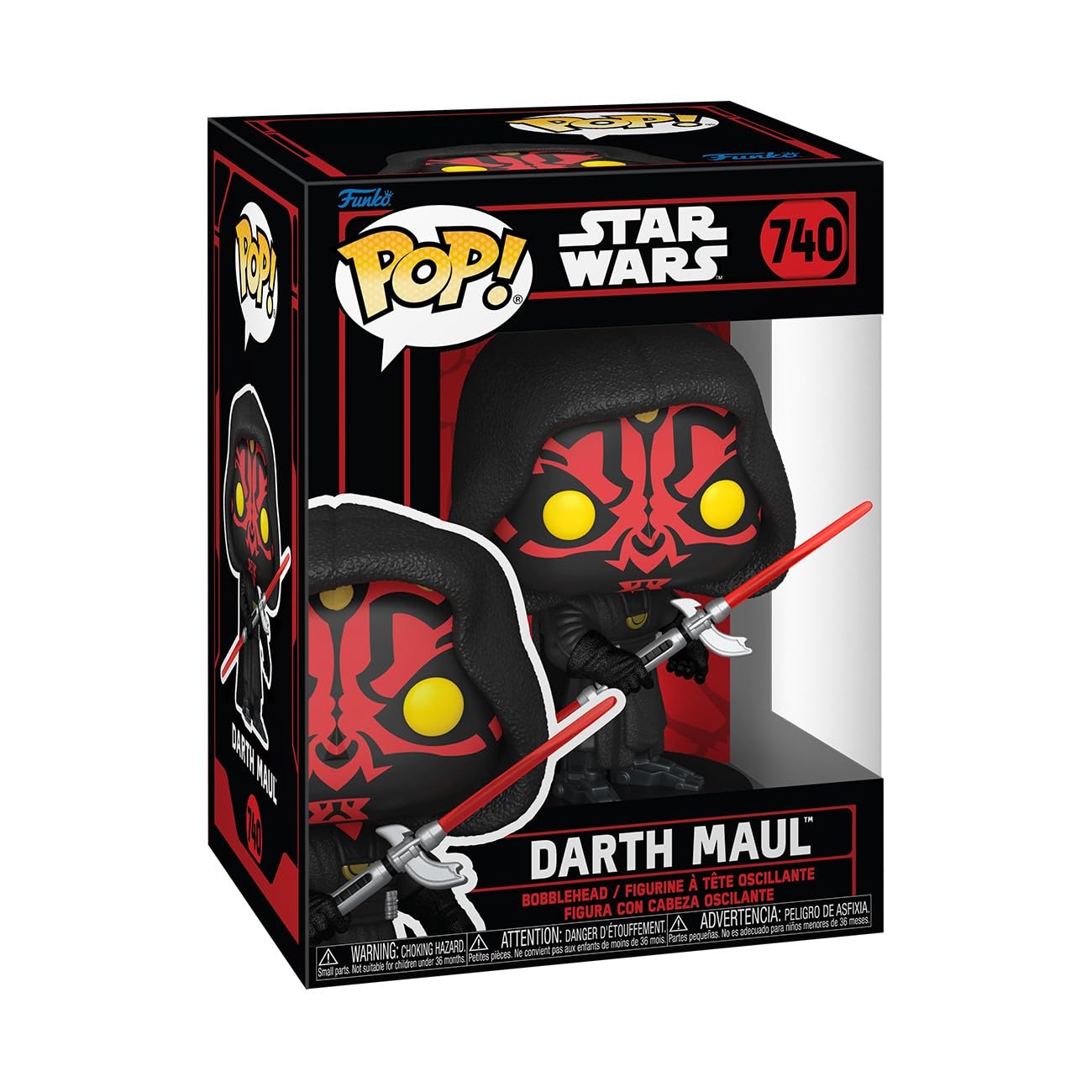 Funko Star Wars Darth Maul Chibi Figure - 3.75 Inch Vinyl Collectible