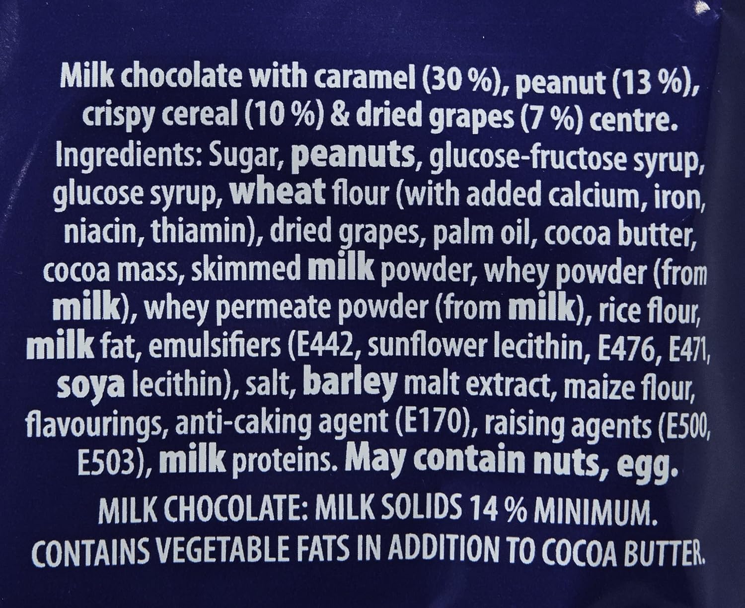 Cadbury Picnic Chocolate Bar - Milk Chocolate with Caramel, Peanuts & Crispy Cereal 4