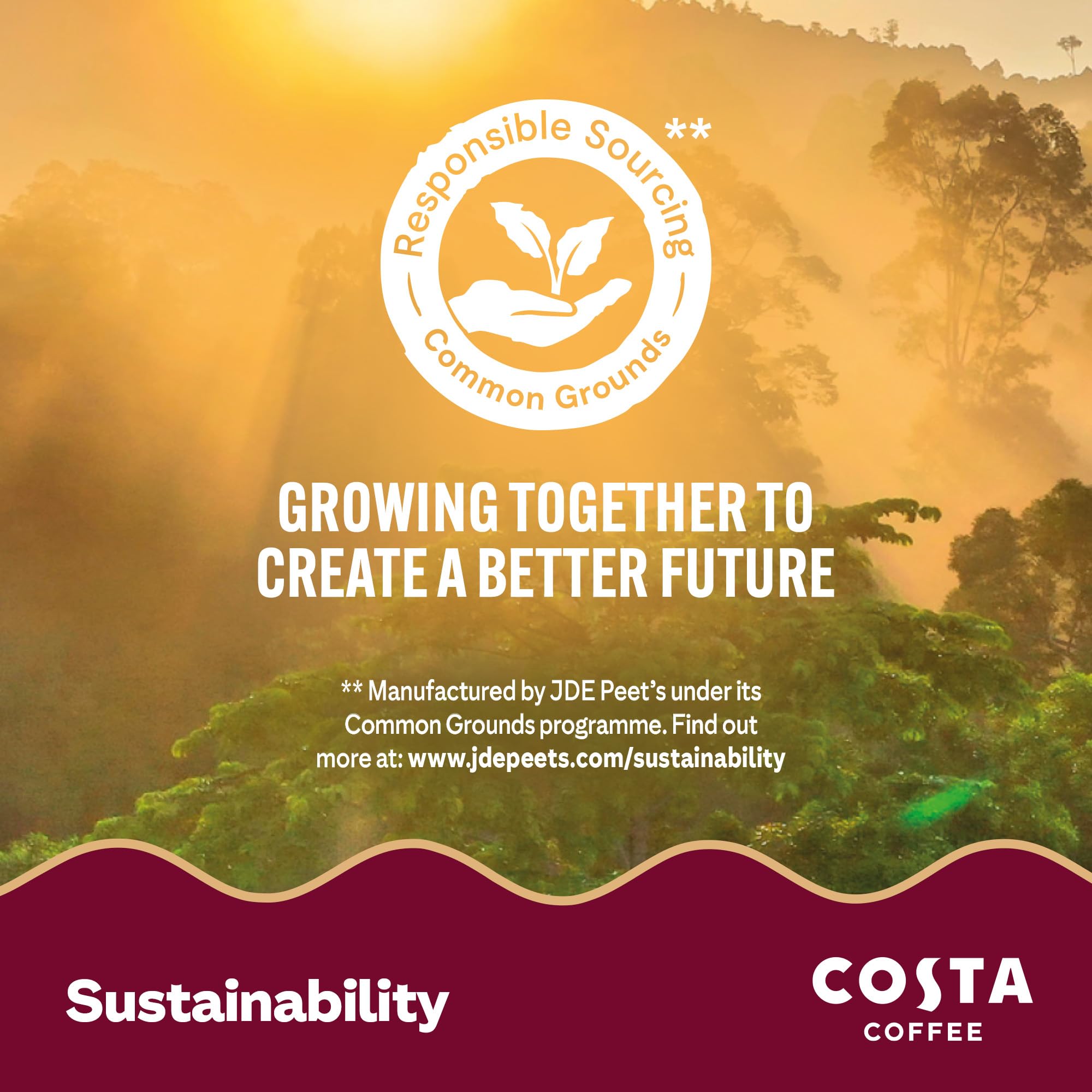 Costa - Smooth Medium Roast Aluminium Coffee Pods (Pack of 100, Fortuna Model) 3