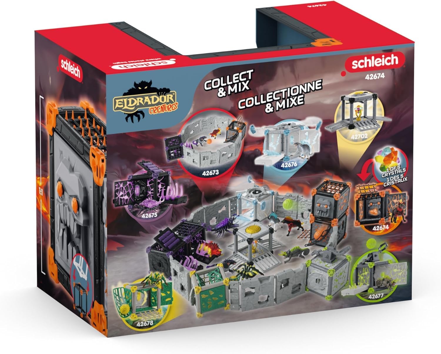 Schleich BattleCave Lava Hyena Playset - Action Figure & Building Set for Ages 7+ 18
