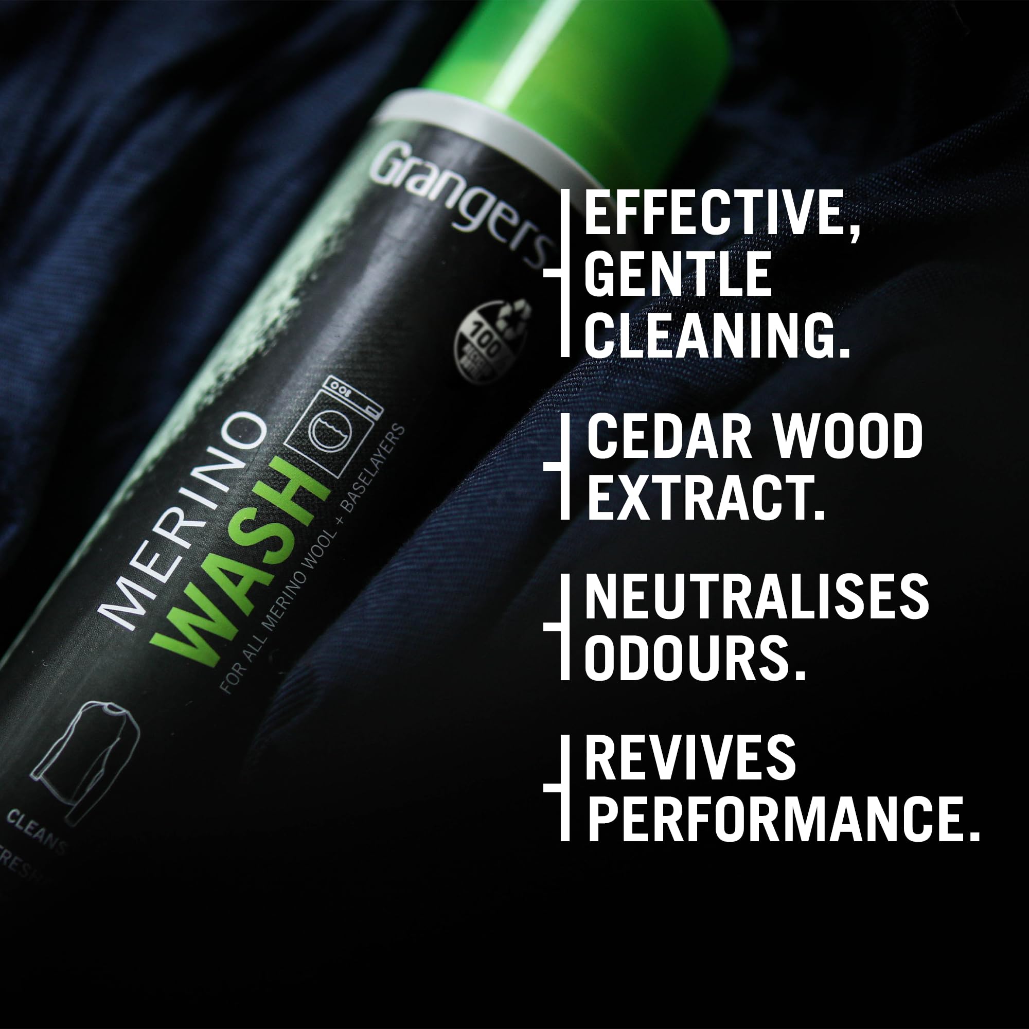 Grangers - Merino Wash 300 ml | Reinigt und schützt Merinowolle und Wollkleidung 4