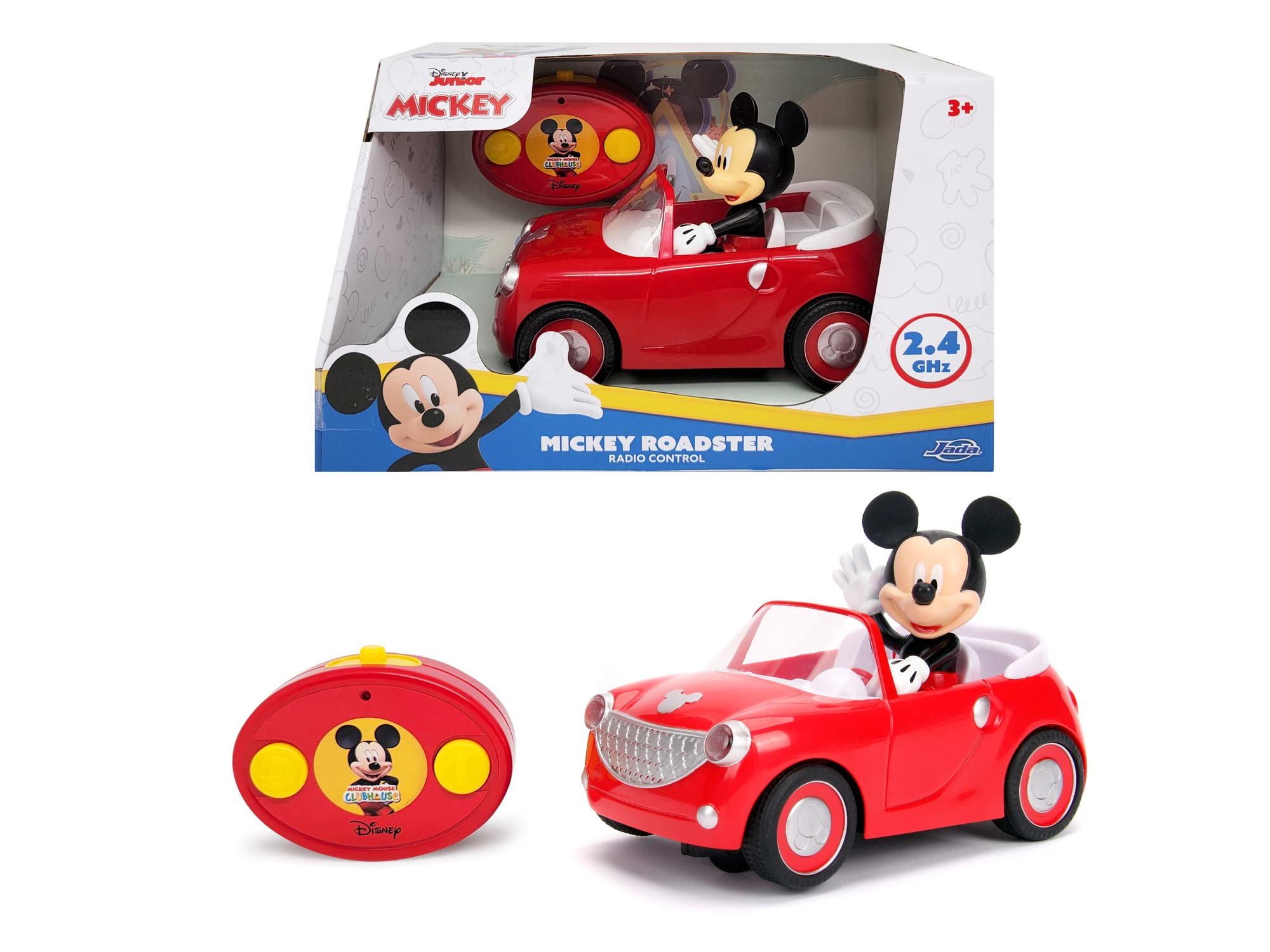 Mickey Mouse Remote Control Roadster - Red - Disney Licensed Vehicle for Kids 3+ 8