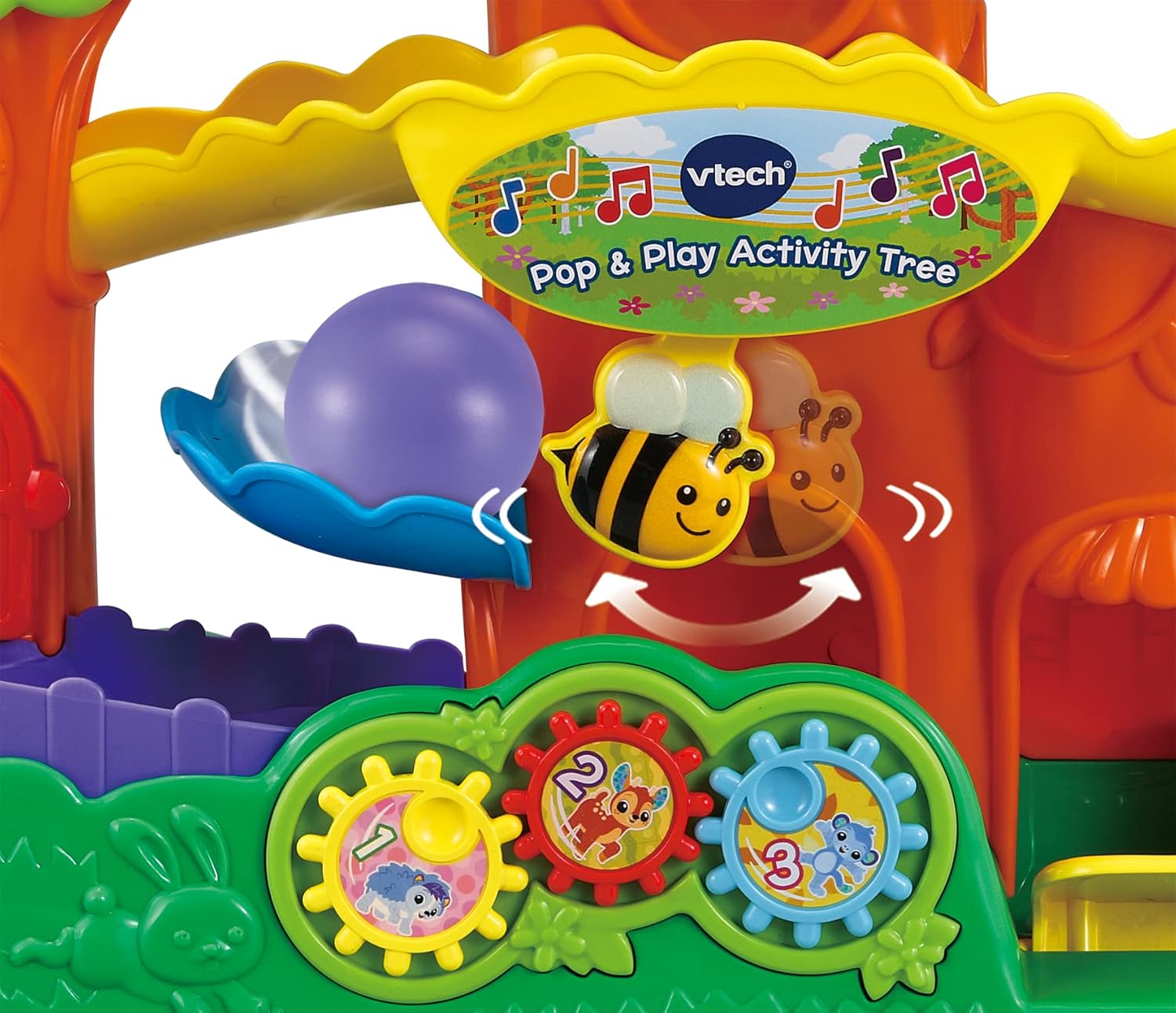 VTech Pop & Play Activity Tree - Interactive Learning Toy for Toddlers 1-3 Years 5