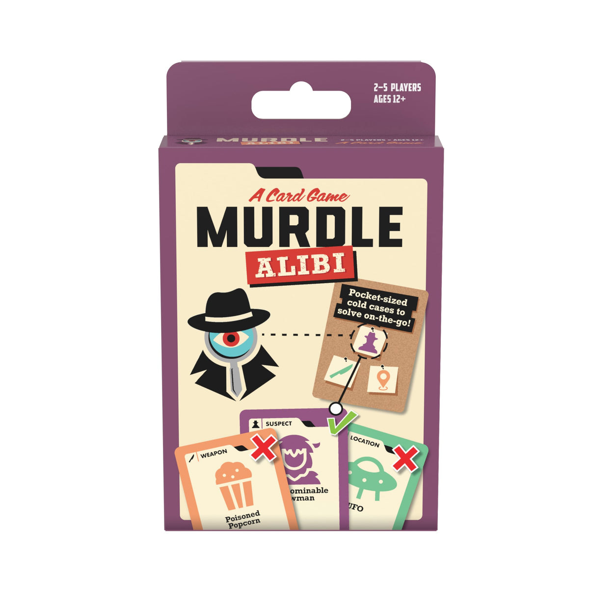 Goliath Murdle - Alibi Card Game | Solve 3 Cases | Ages 12+