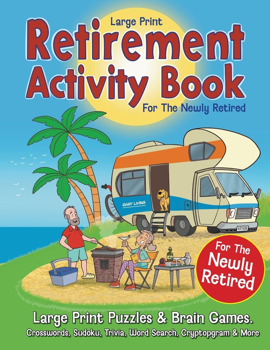 Pippa Page Retirement Activity Book for Newly Retired | Large Print | Paperback 1