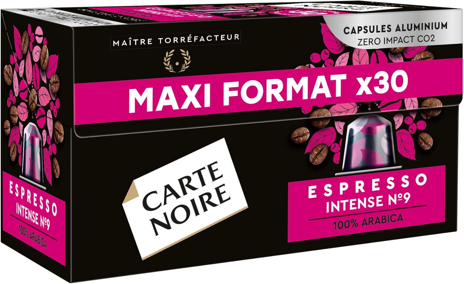 Carte Noire Espresso Intense - 100% Arabica Nespresso Compatible Capsules