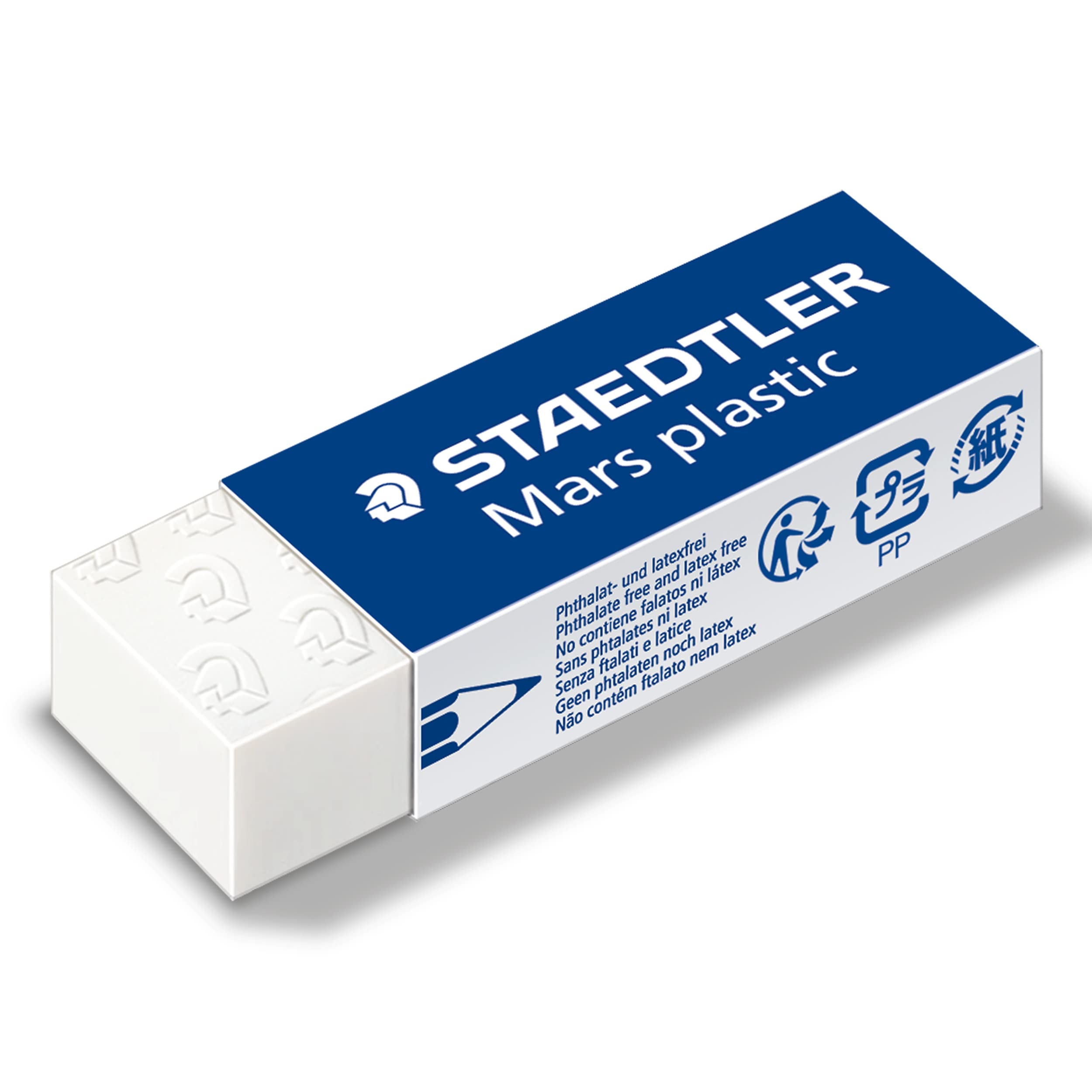 STAEDTLER Mars Plastic Erasers - Premium Quality Erasing | Phthalate & Latex Free | Pack of 4