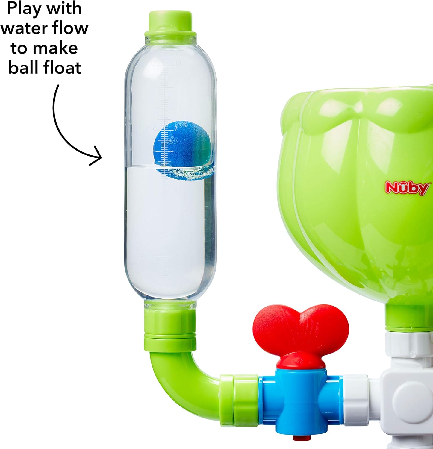 Nuby Wacky Water Works Pipes Bath Toy - Educational Bath Playset for 3 Years and Over 6