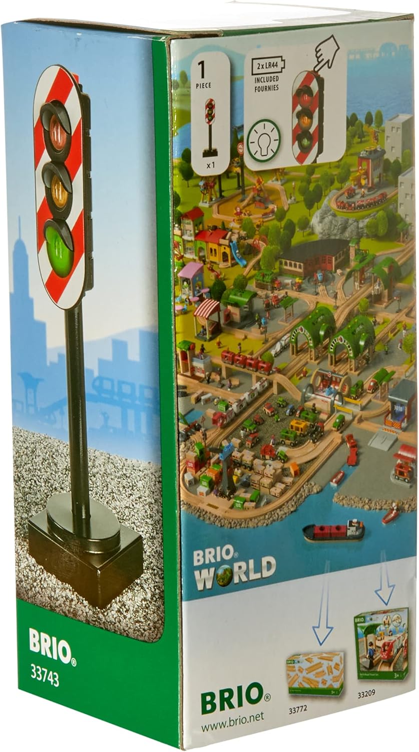 BRIO World Railway Light Signal - Traffic Light Toy for Kids 3 Years Up 6
