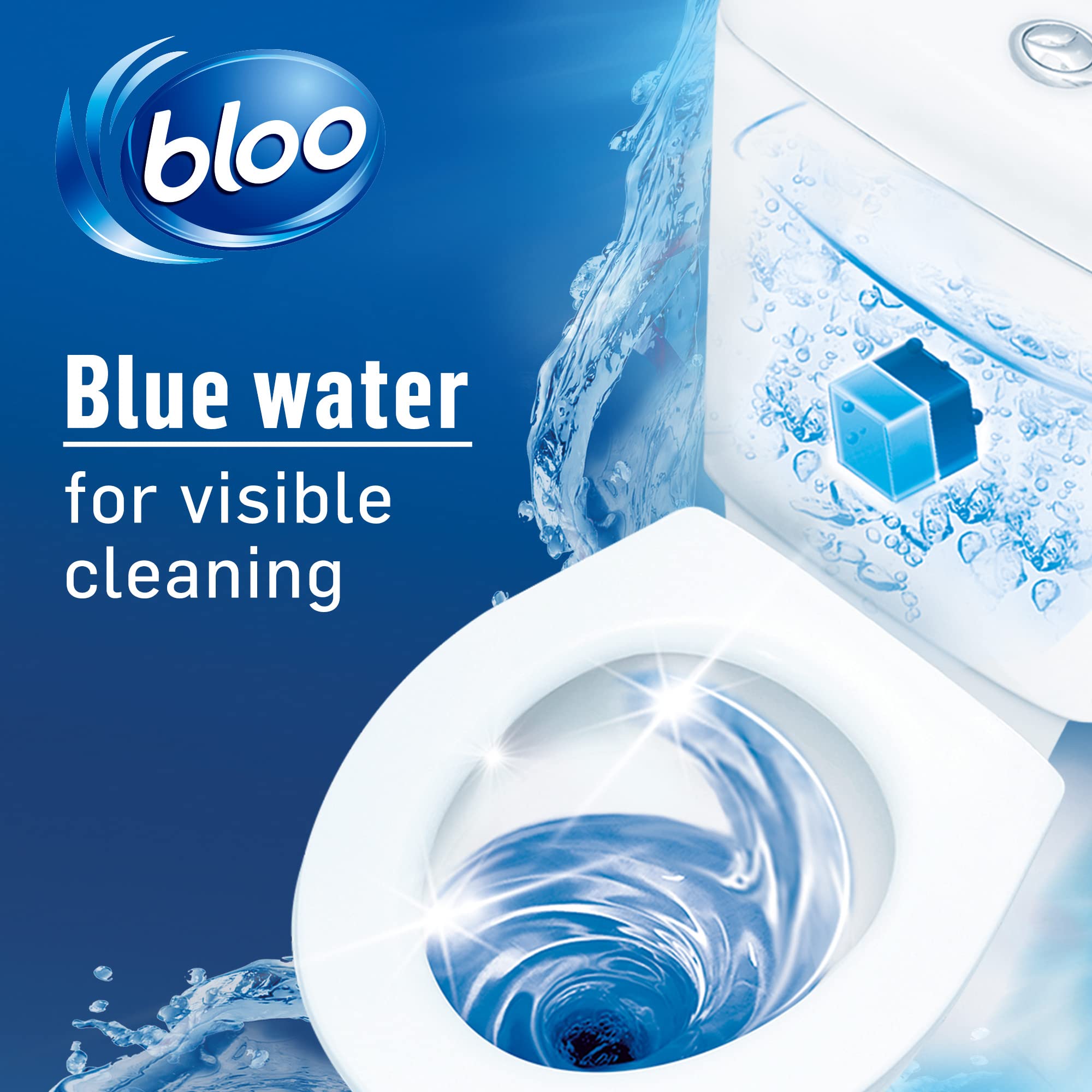 Bloo - 2in1 In-Cistern Toilet Block Original 50g for Limescale Prevention and Freshening 5