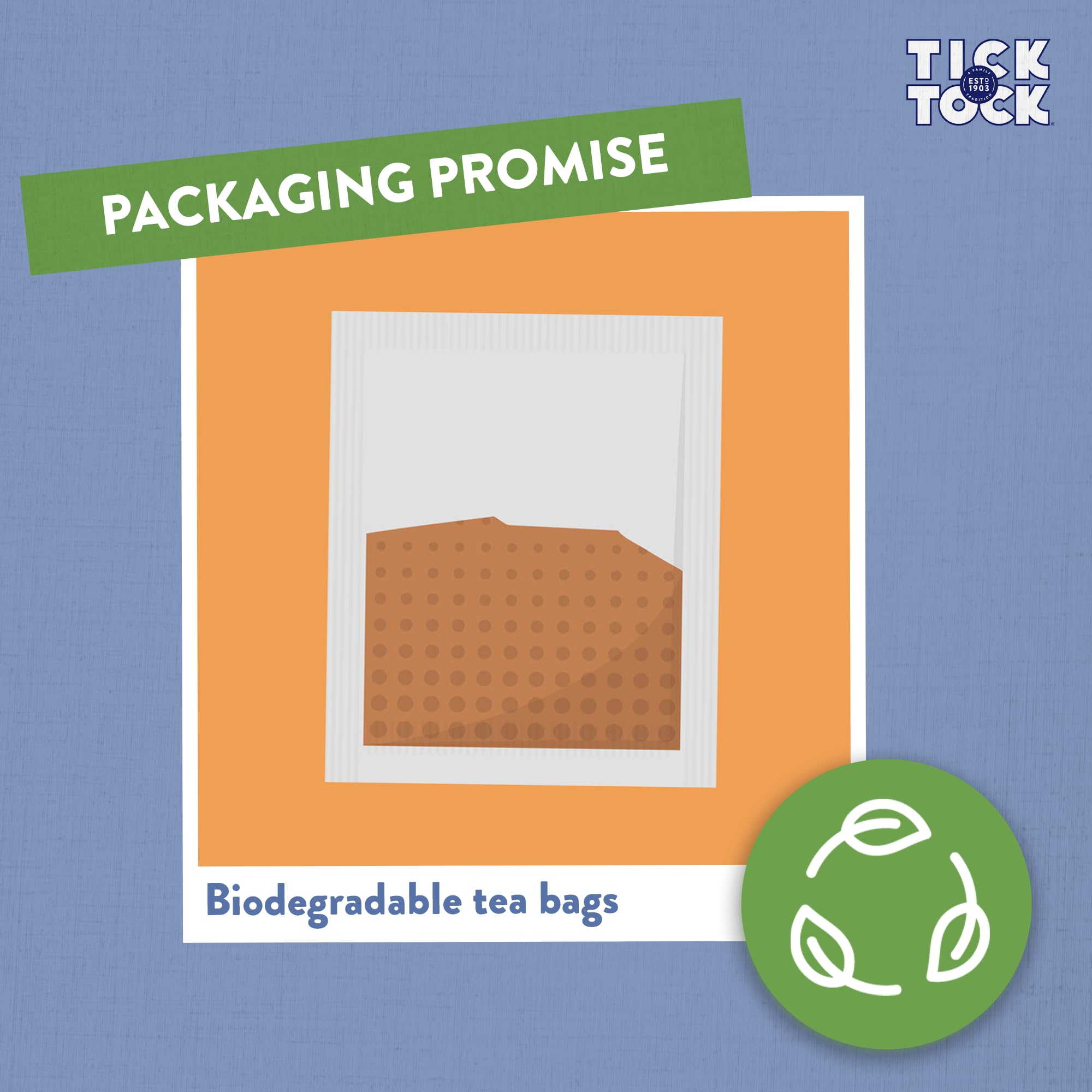 Tick Tock - Wellbeing Relax Chai Tea 6 x 20 (120 Teabags), Caffeine-Free Rooibos 3