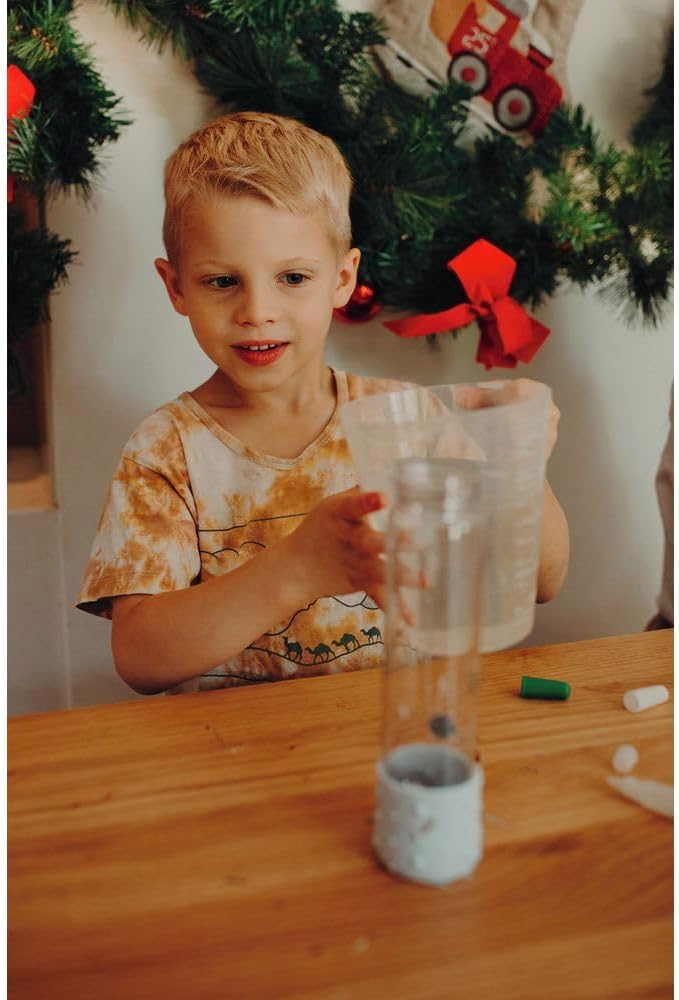 Jellystone Designs Calm Down Bottle - Snow Sensory Toy for Kids 3+ 7