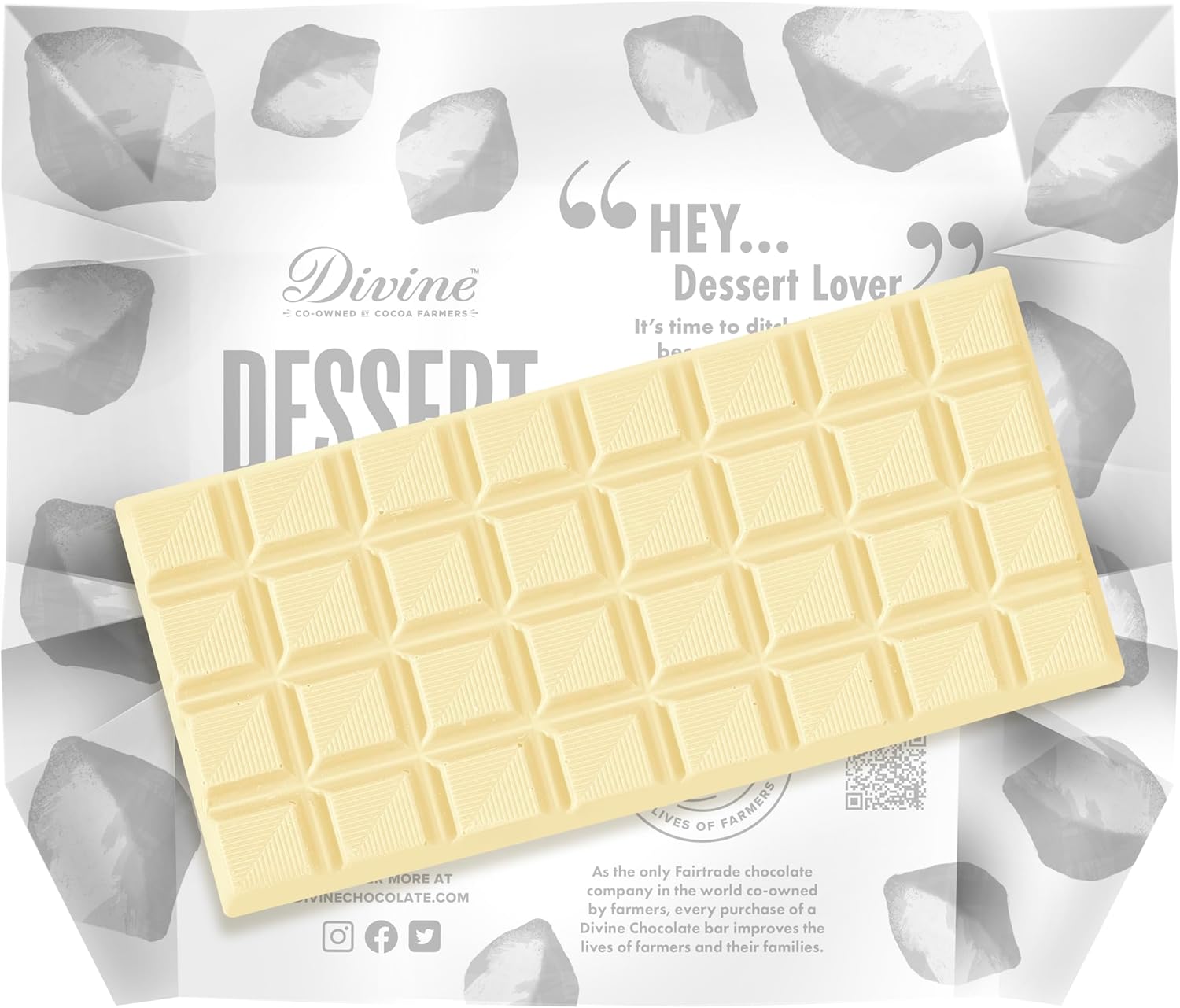 Divine - Chocolate Dessert Bar 26% White Chocolate Lemon Cheesecake with Lemon Crisp 5