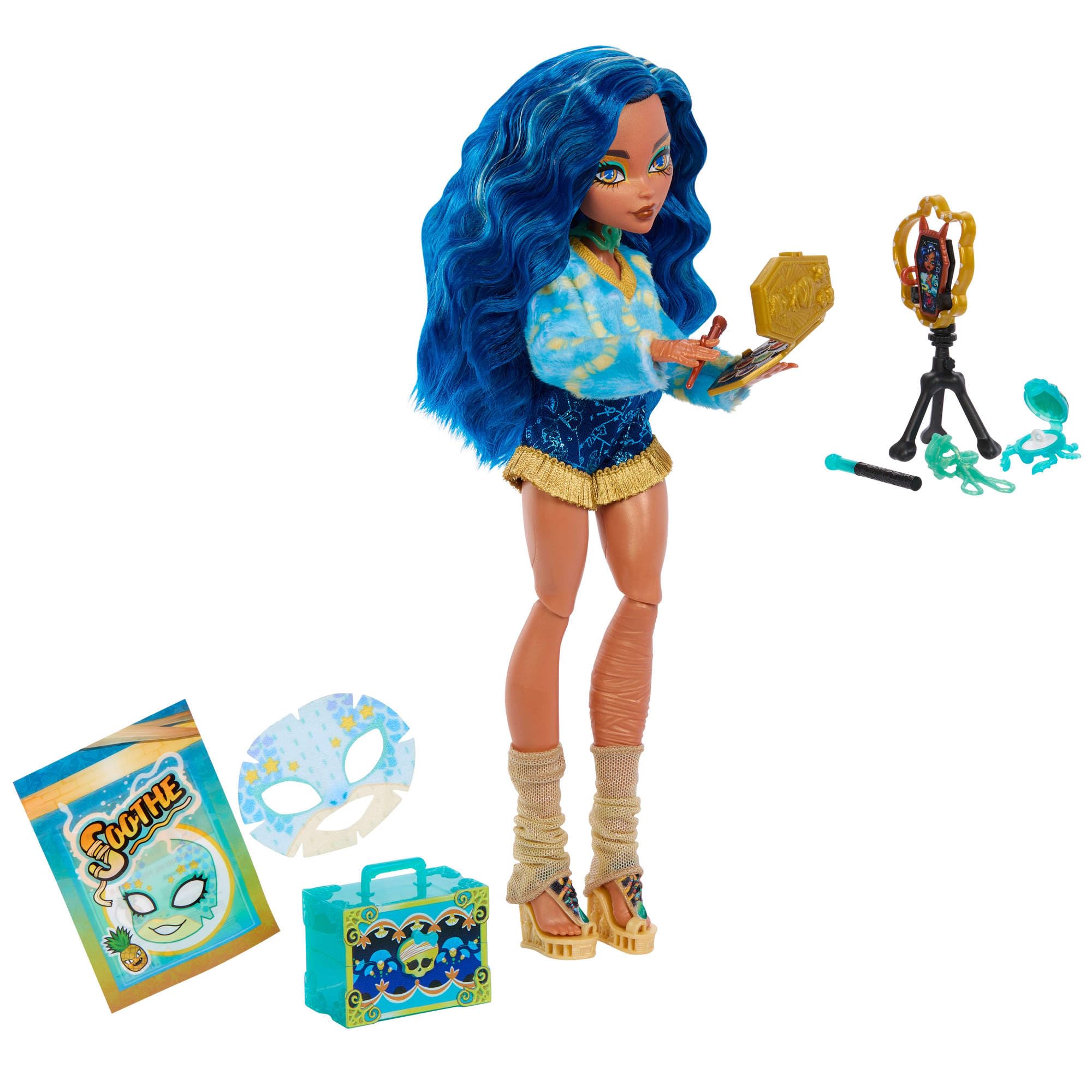 Monster High Self-Scare Secrets Cleo De Nile Doll and Accessories Set | Ages 4-10 | JMG74