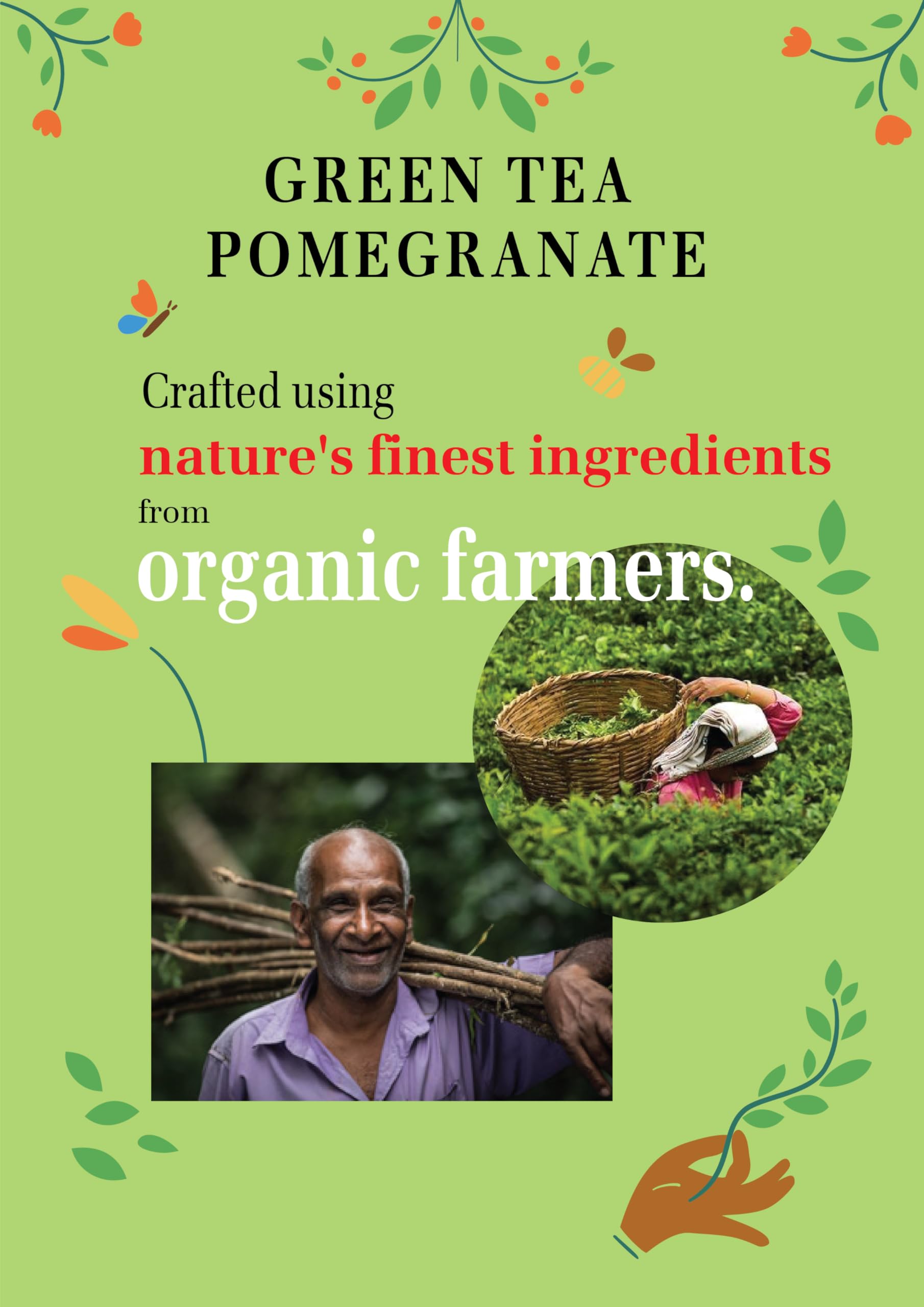 English Tea Shop - Green Tea & Pomegranate - 20 Compostable Tea Bags 3