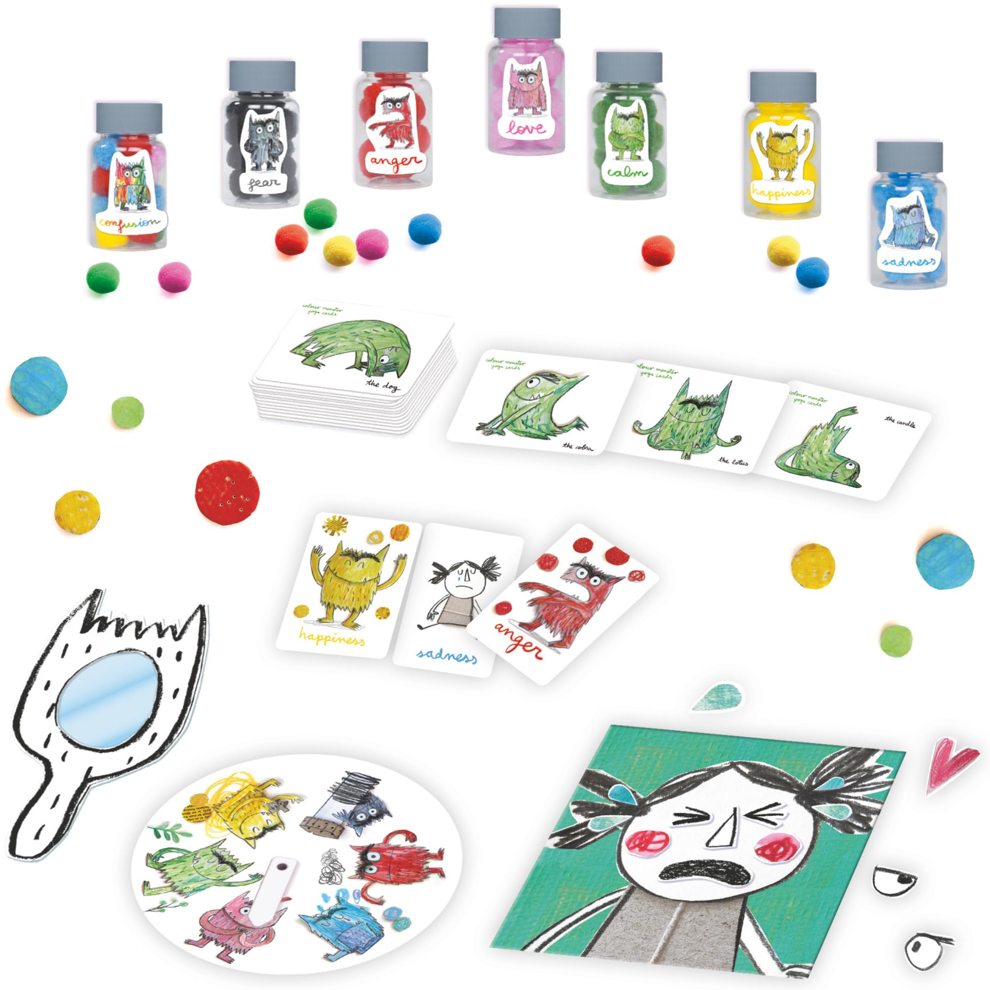 I Learn The Colour Monster - I Discover Emotions Activity Kit for Kids Ages 3+ 5