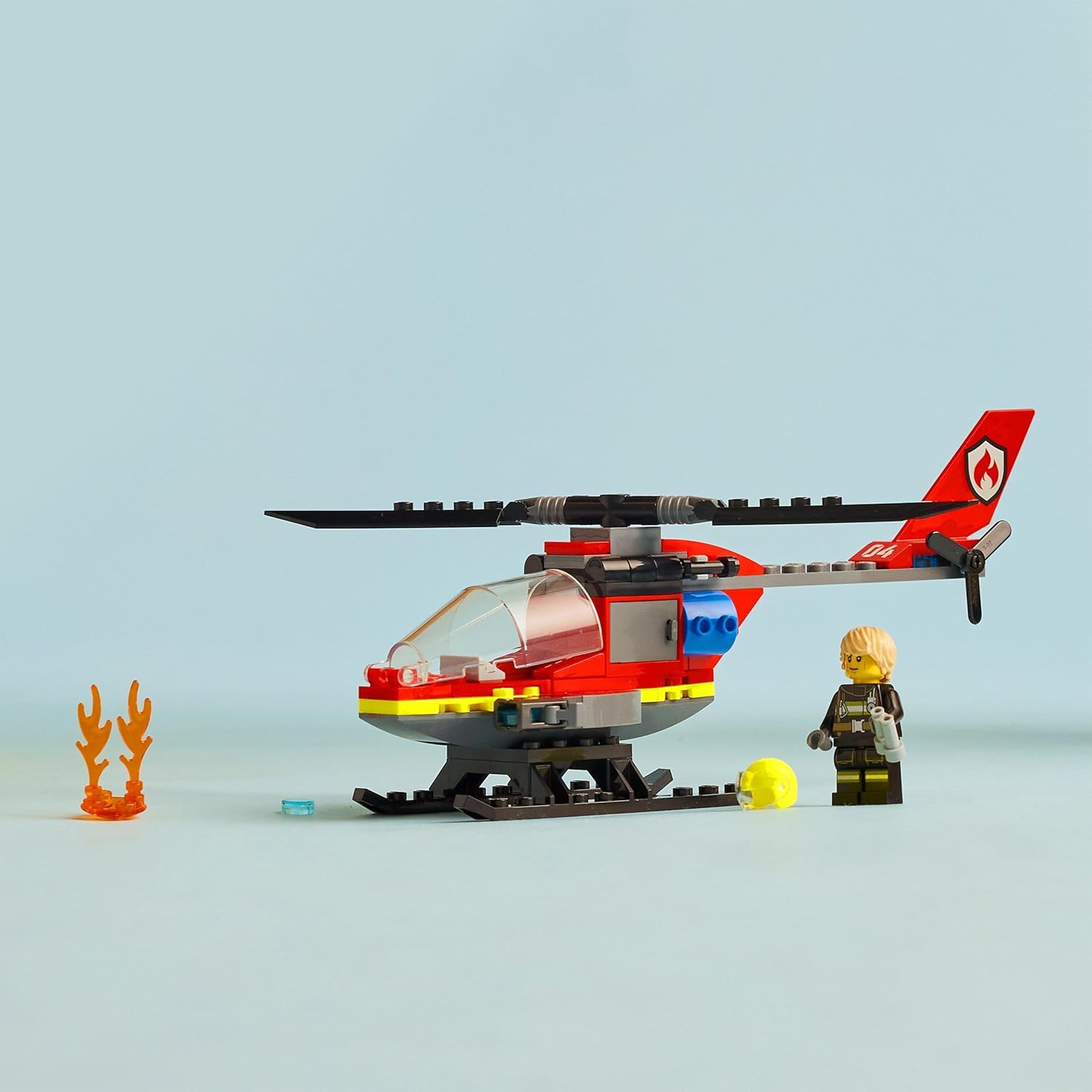 LEGO City Fire Rescue Helicopter Toy - Building Set for 5+ Year Olds