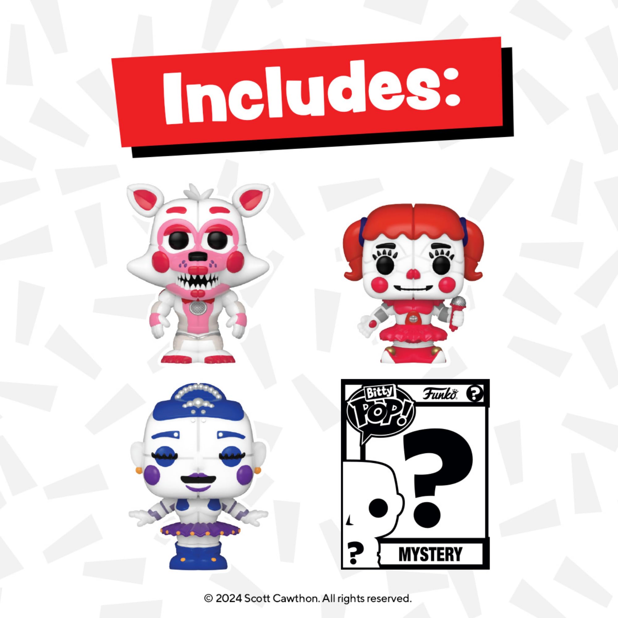 Funko Bitty POP! Five Nights At Freddy's Ballora & Mystery Mini Pack | 0.9-inch Vinyl Figures