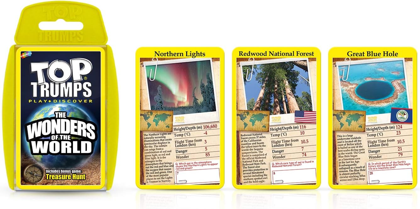Top Trumps Wonders of the World Card Game 4