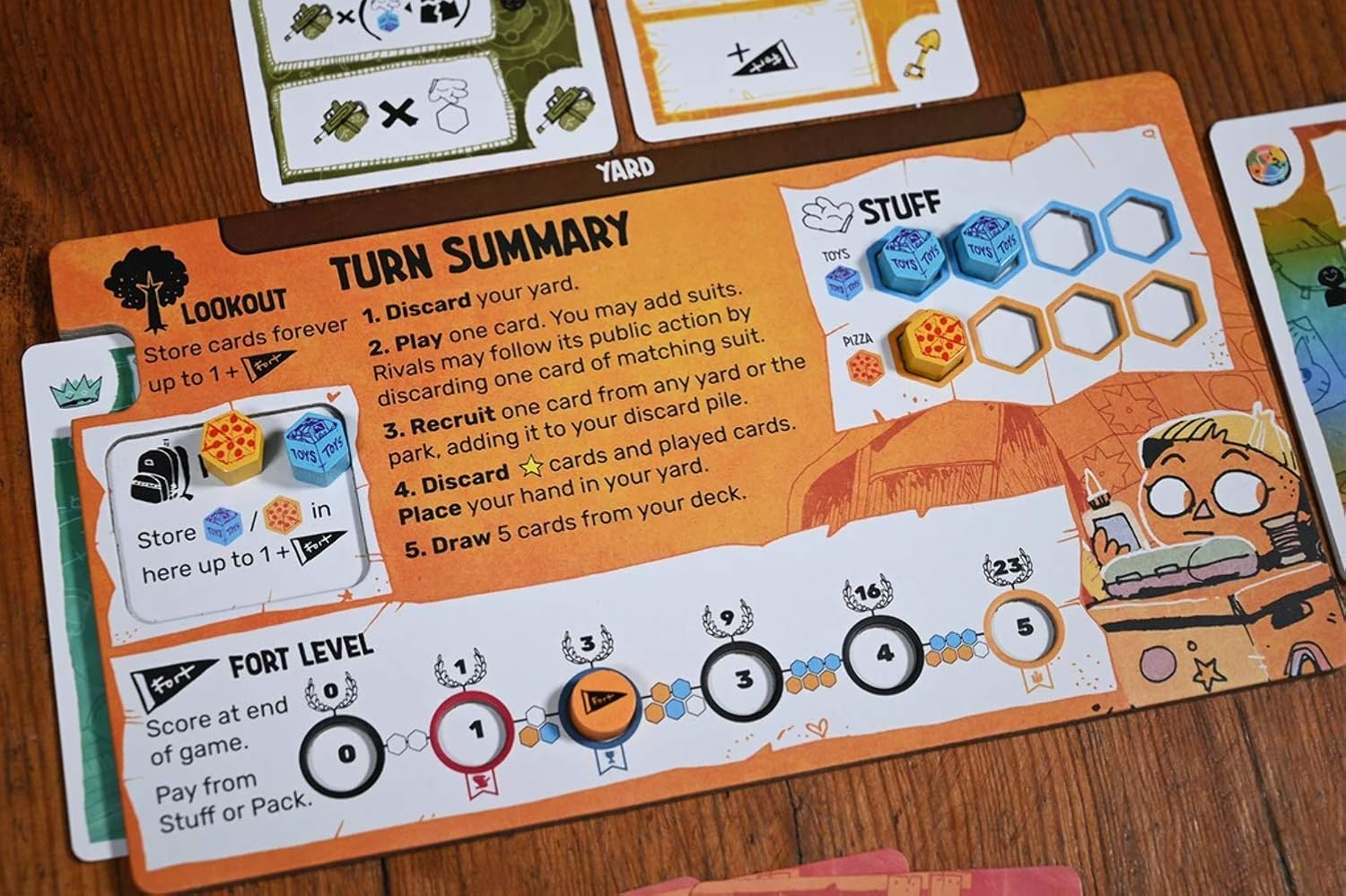 Leder Games Fort Card Game for 2-4 Players 5