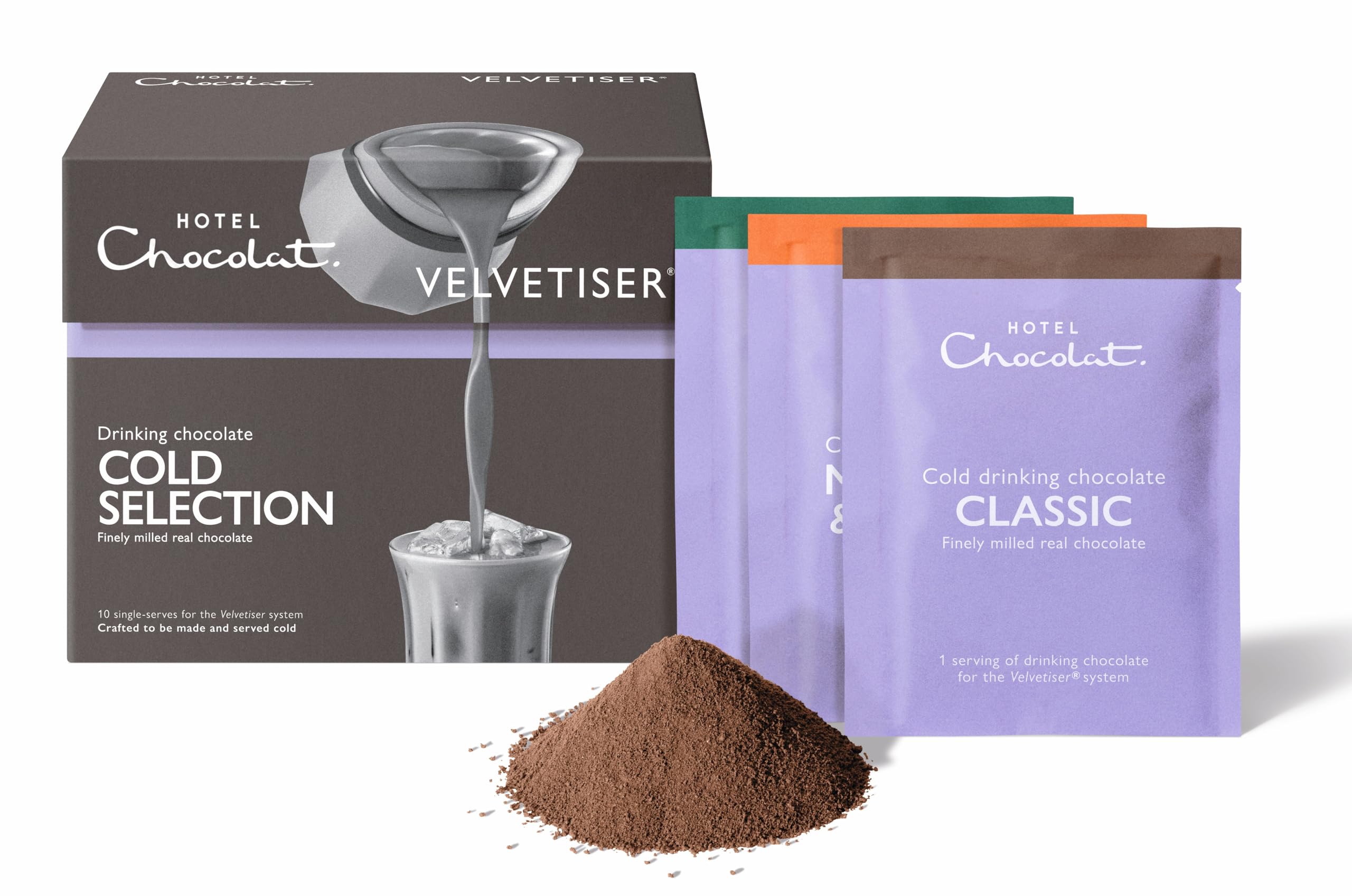 Hotel Chocolat Cold Drinking Chocolate Selection - 10 Sachets with Velvetiser-Compatible Recipes 4