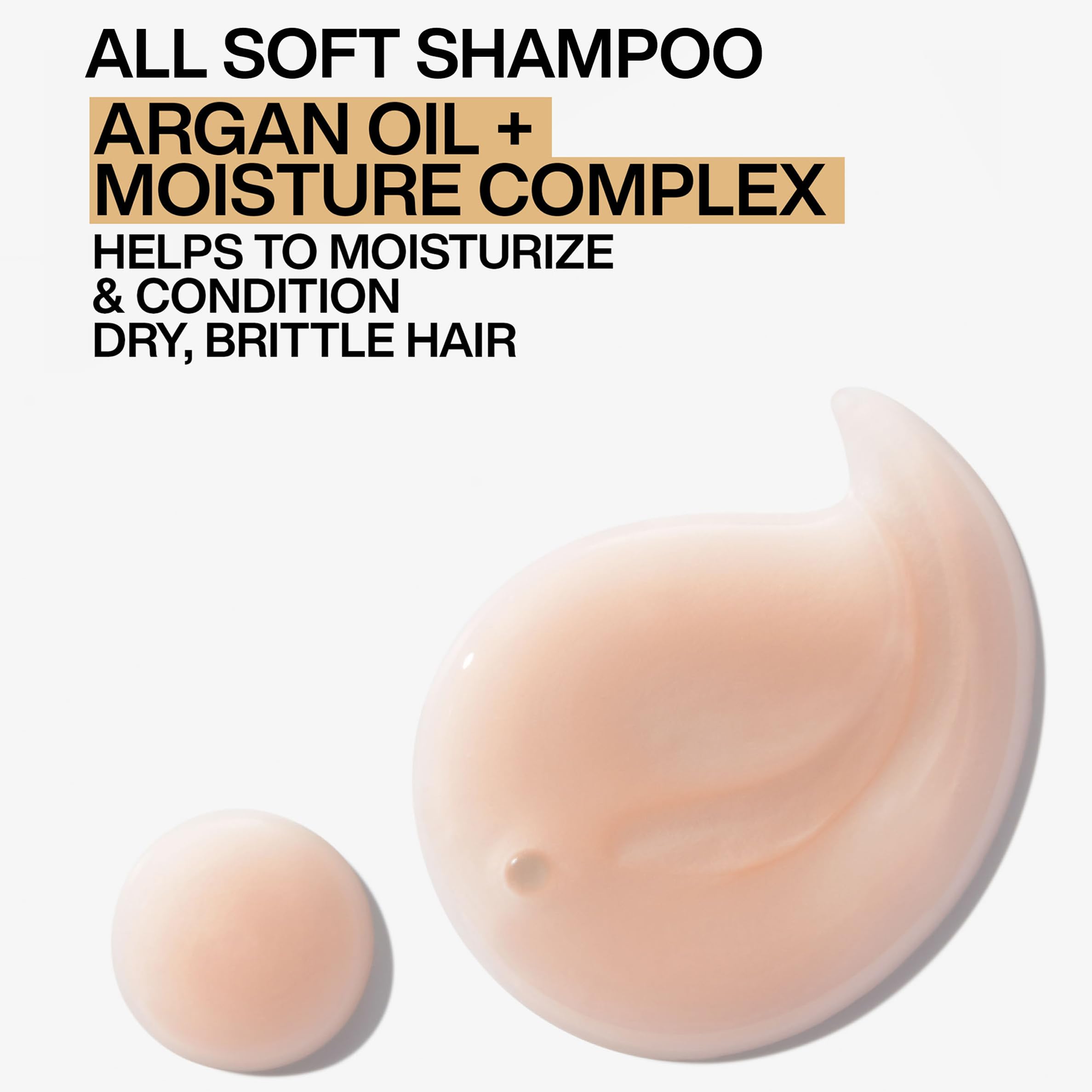 Redken All Soft Shampoo for Dry Hair with Argan Oil - 500ml 3