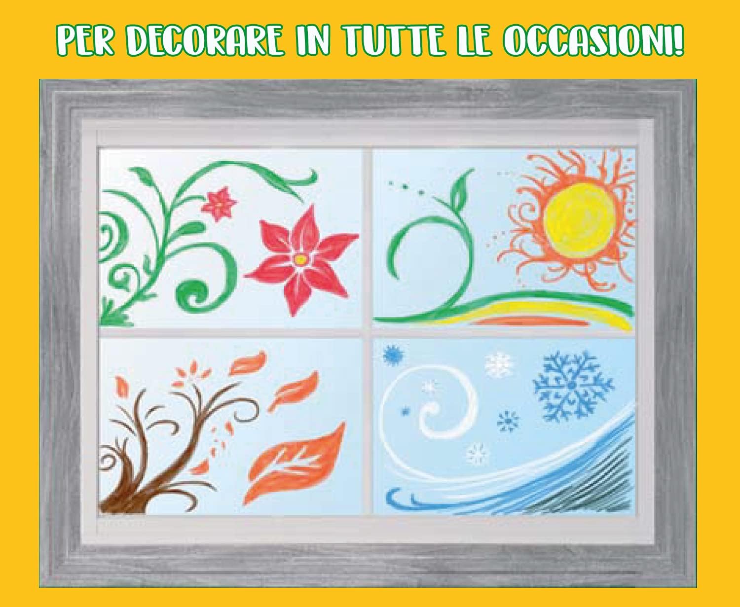 Crayola 58-8165 Window Markers - 8 Count Washable Window Art Set 7