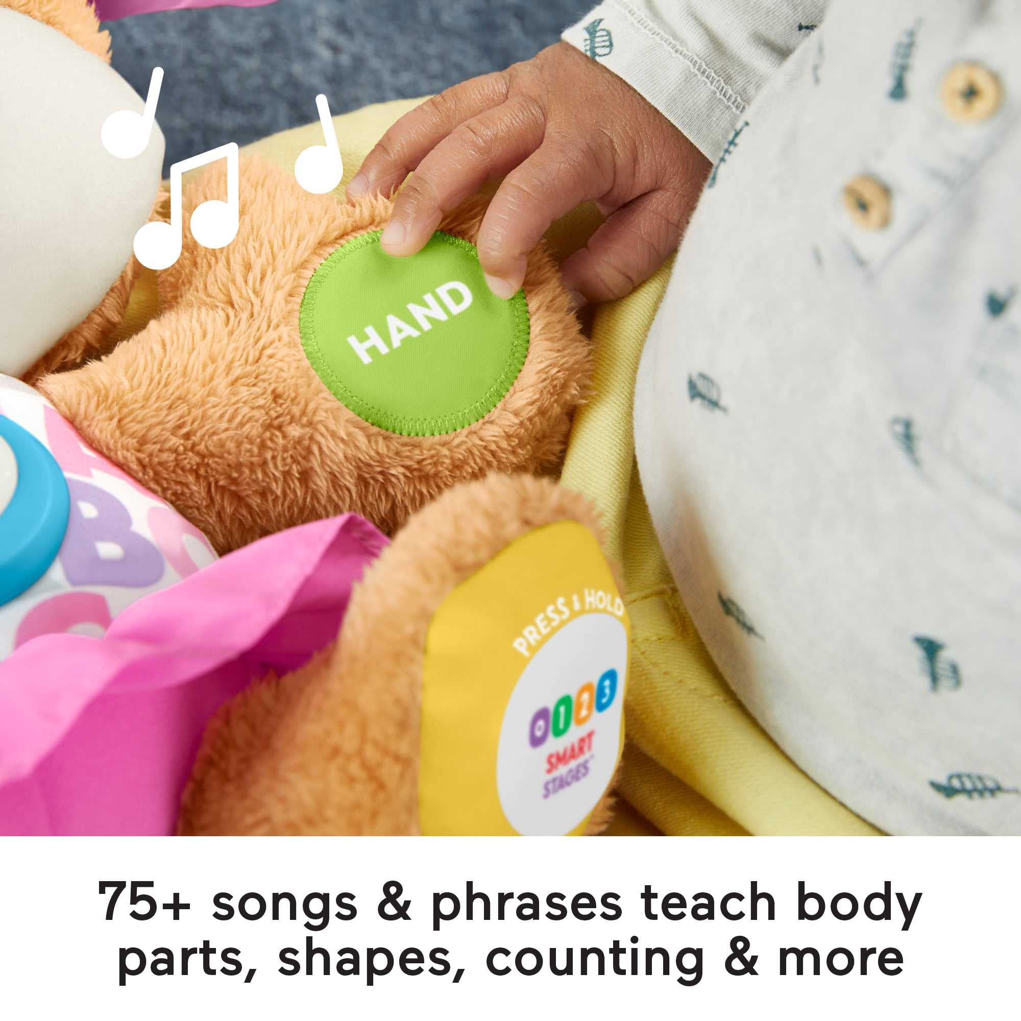 Fisher-Price Laugh & Learn Smart Stages Sis - Interactive Plush Toy for 6-36 Months 5