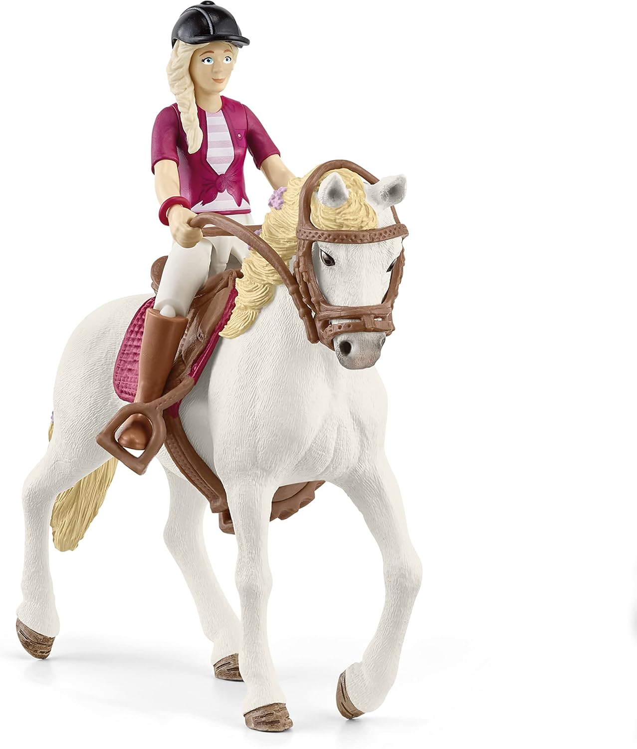 SCHLEICH Horse Club Sofia & Blossom Playset - 10-Piece Action Figure Set for Kids 5+