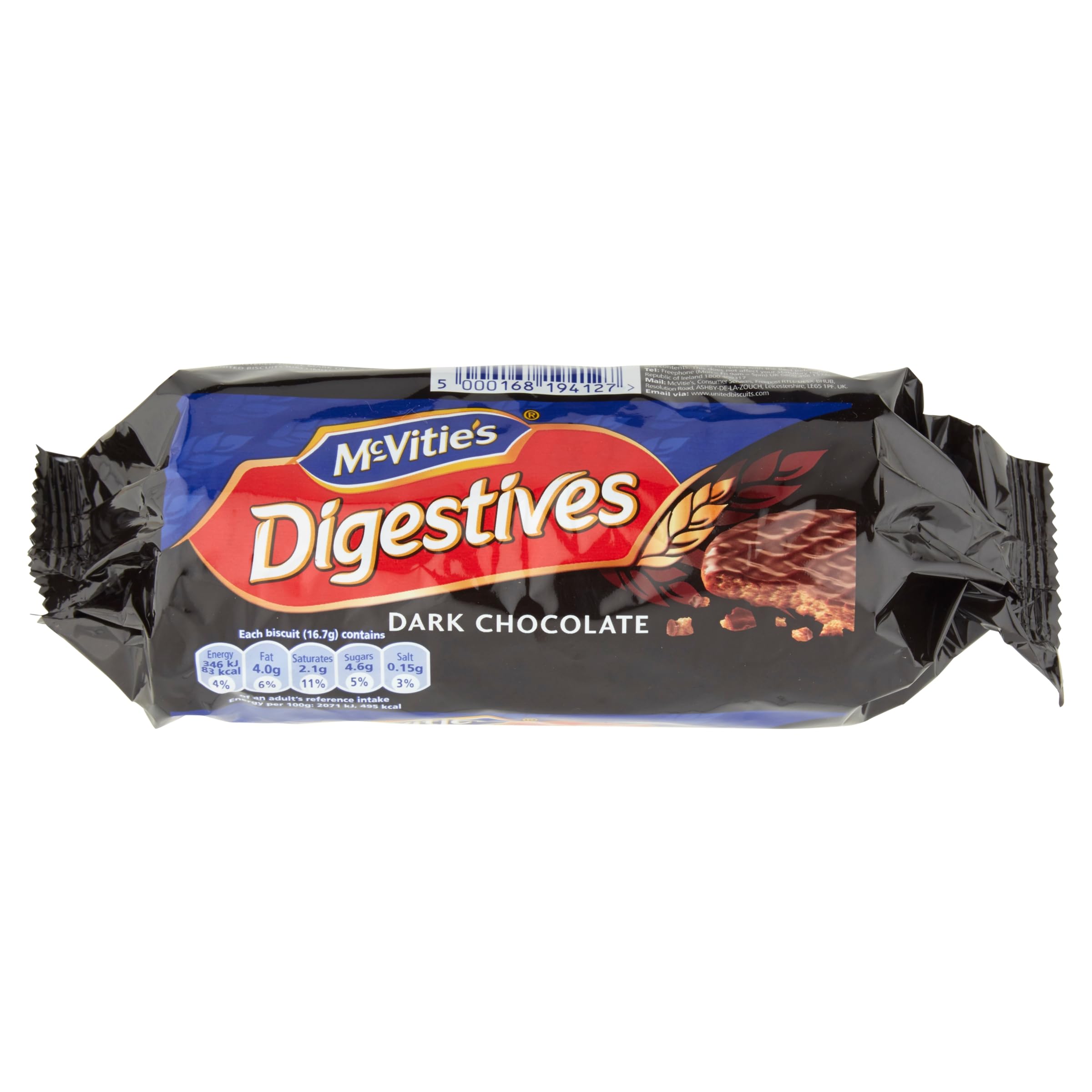 McVitie's Dark Chocolate Digestive Biscuits 266g 4
