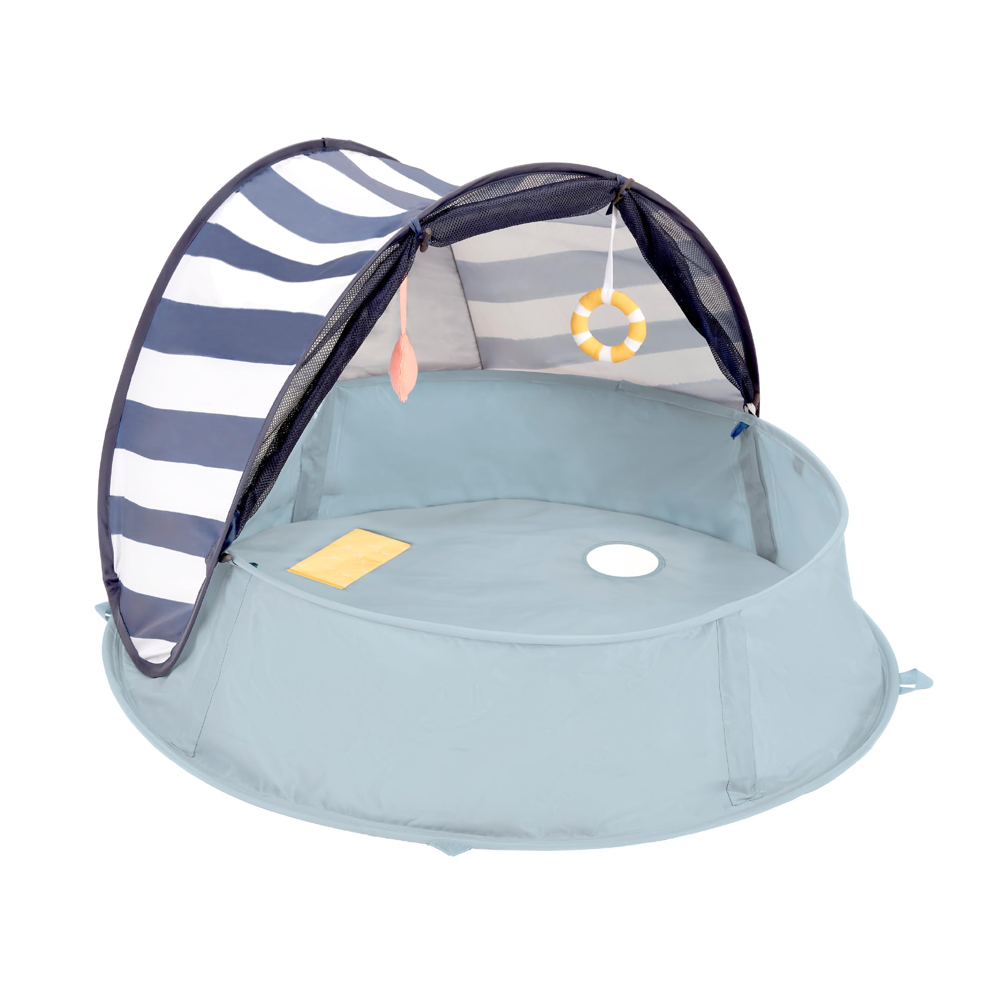 Babymoov Aquani Pop Up Baby Beach Tent & Paddling Pool - UPF 50+ Sun Protection | 90x60x60cm