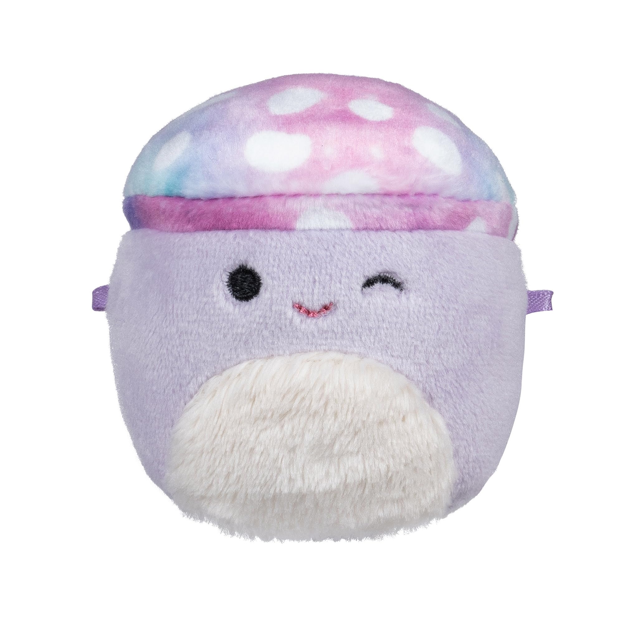 Squishmallows Micromallows 4-Pack Plush - Trudy Ladybug, Caedyn Cow, Maui Pineapple, Minya Mushroom 8