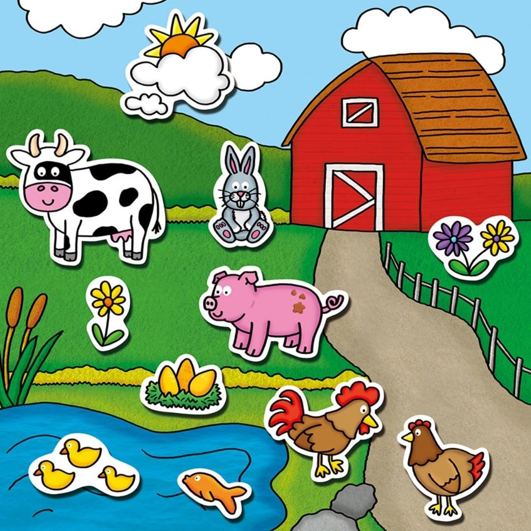 Galt First Sticker Pictures - Reusable Sticker Activity Kit with 6 Backgrounds & 100 Vinyl Stickers 9