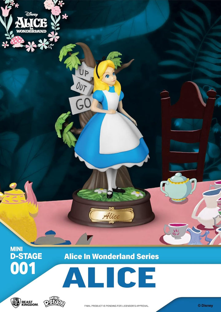 Beast Kingdom Alice in Wonderland Mini Diorama Stage-001 Collectible Figure (FEB228129)