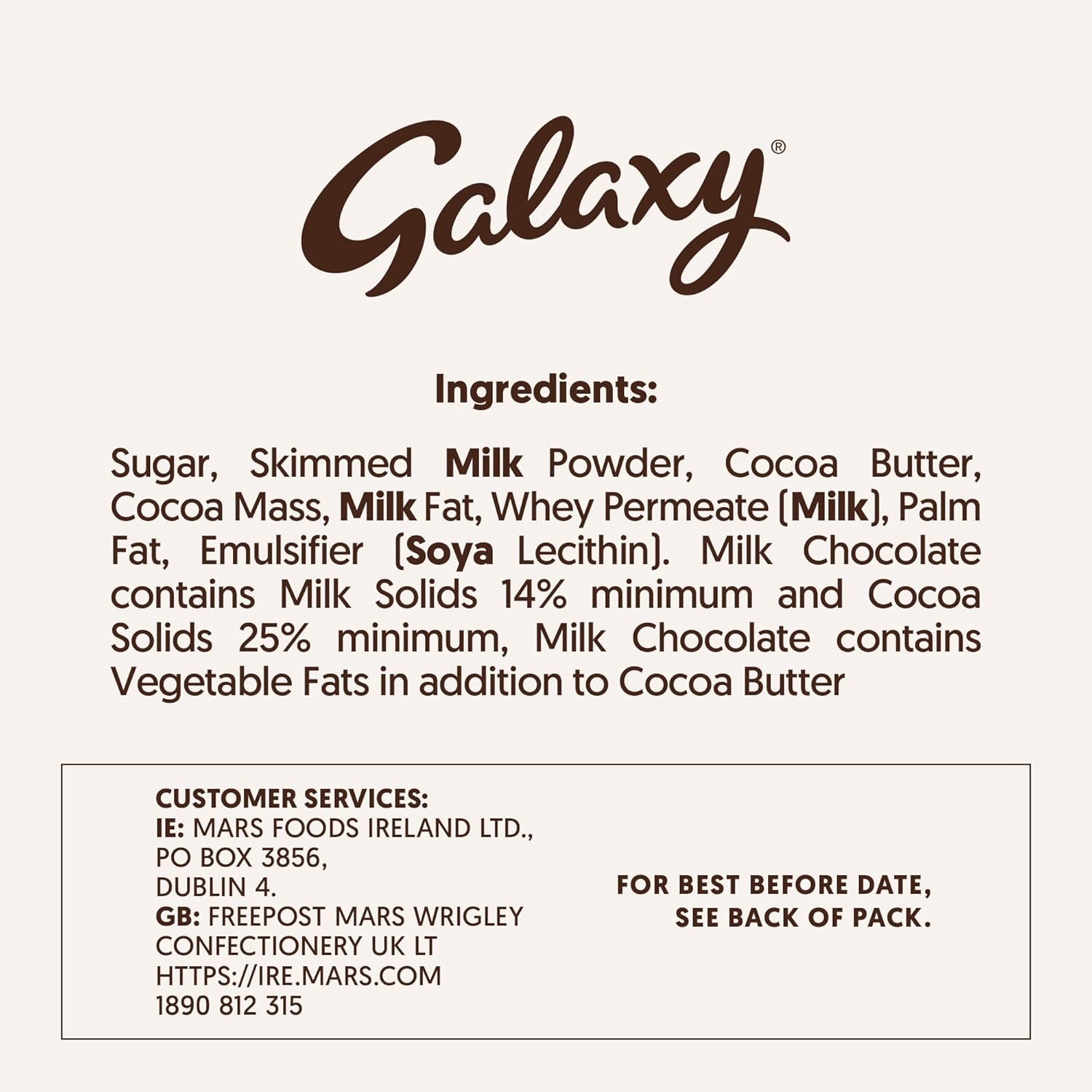Galaxy Minstrels Milchschokoladenbeutel 195 g – Zarte Schokolade mit knuspriger Zuckerhülle 6