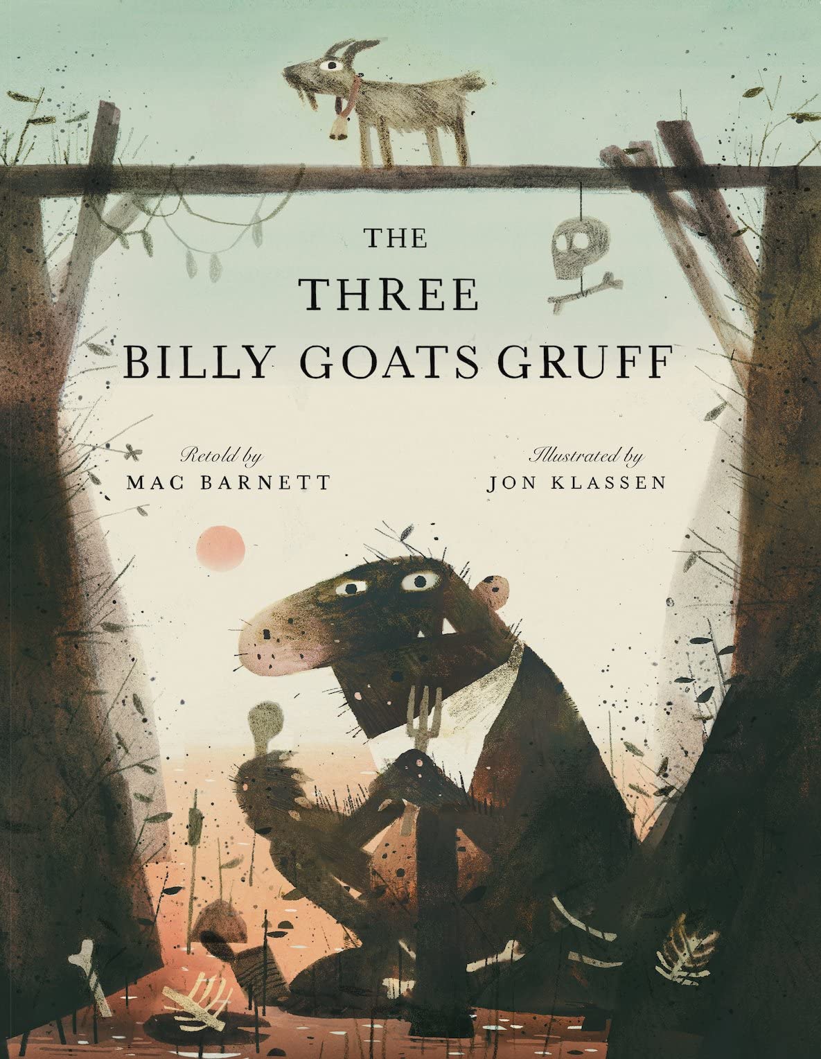 Scholastic The Three Billy Goats Gruff by Mac Barnett | Hardcover Picture Book 1