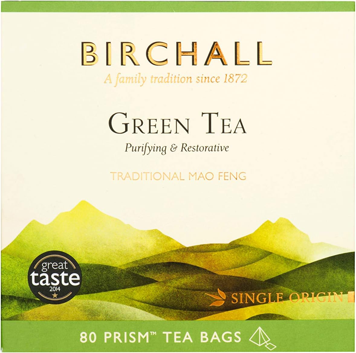 Birchall Mao Feng Green Tea Bags - Antioxidant-Rich Purifying Green Tea from China