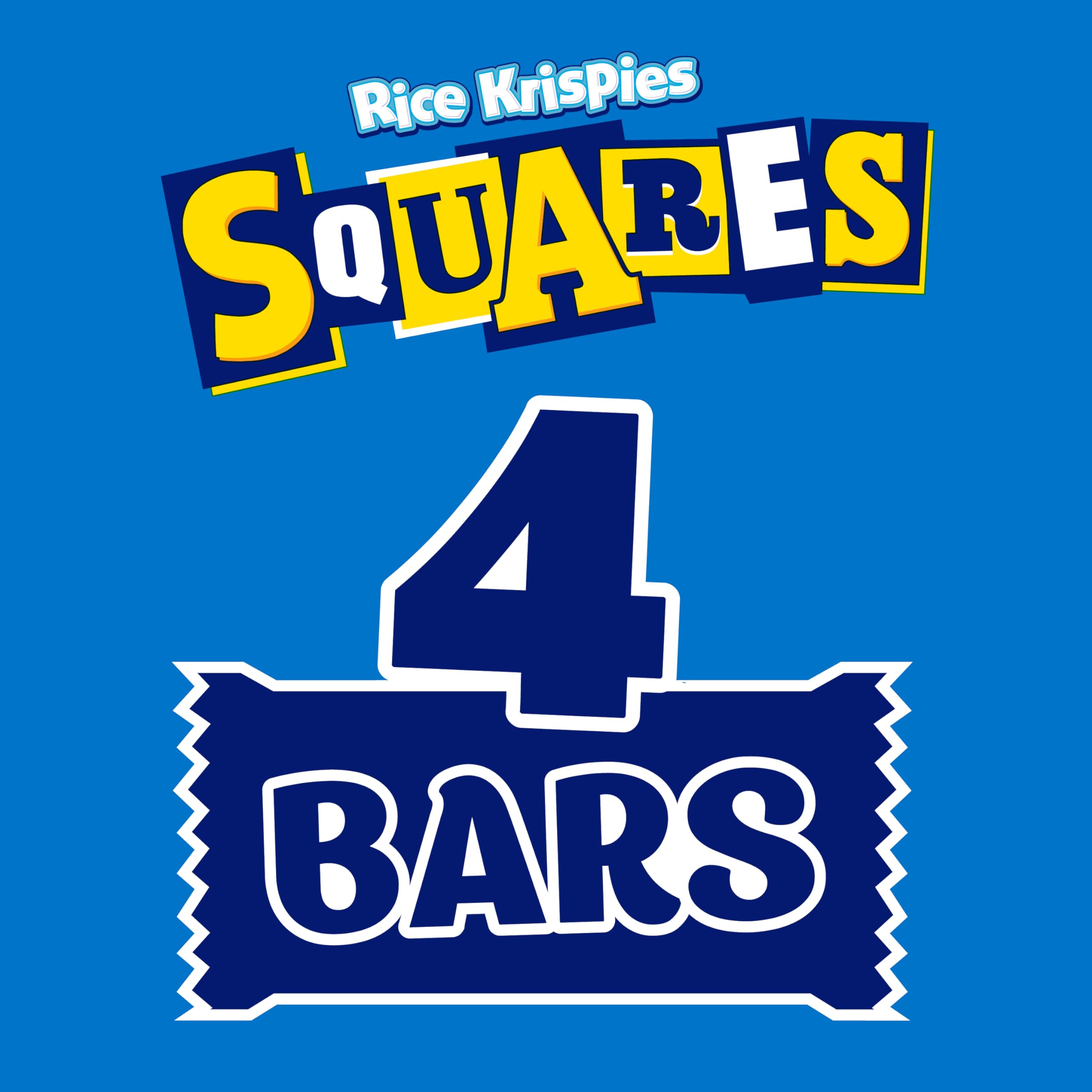Kellogg's Rice Krispies Squares Chocolate Caramel Snack Bars - 4 x 36g Pack