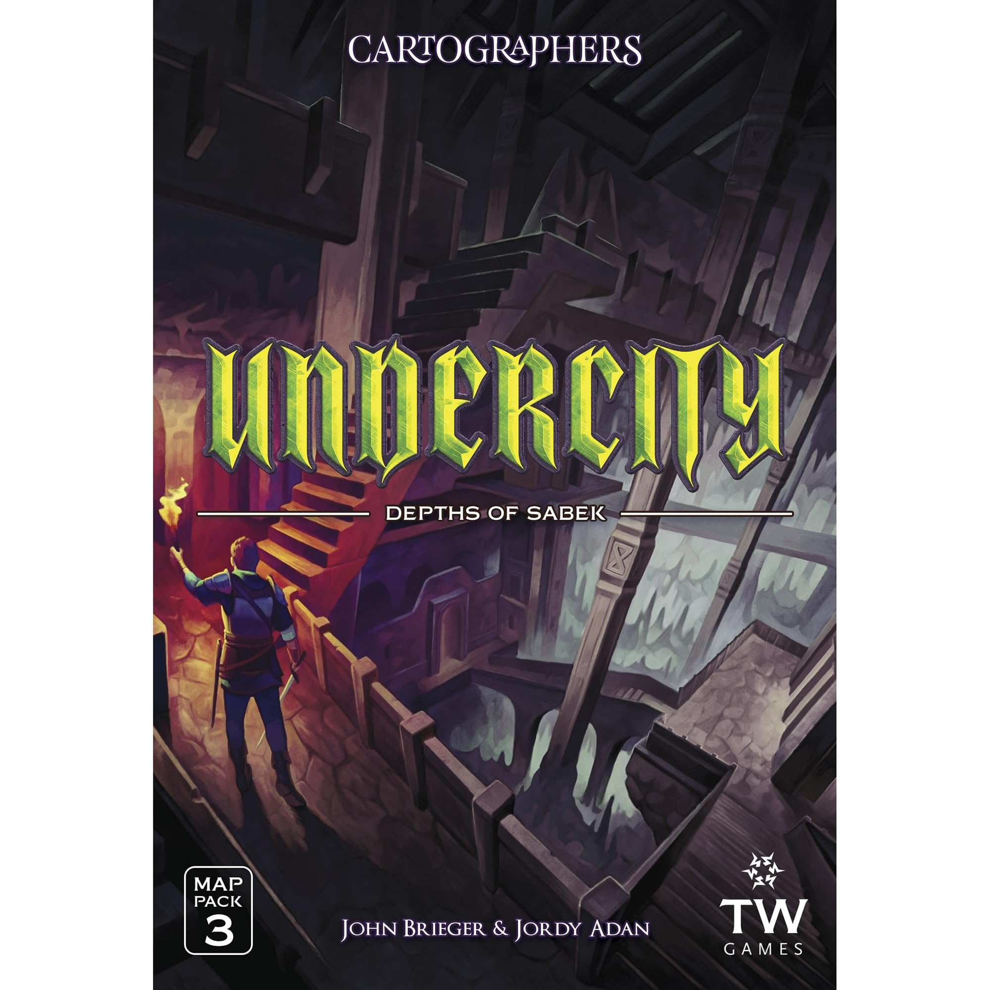 Thunderworks Games Cartographers Map Pack Collection - Expansion Map Set C