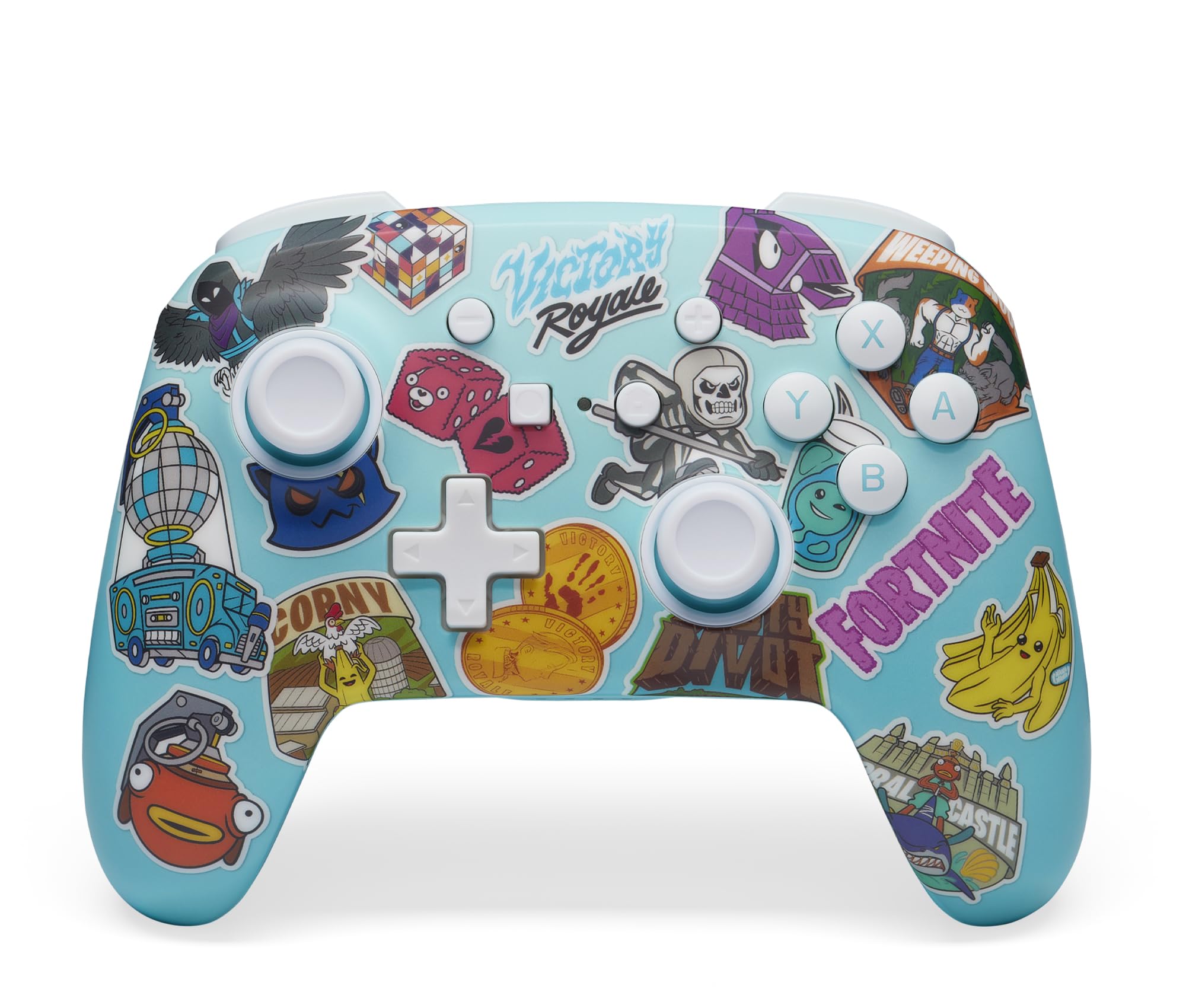 Fortnite Sticker Mania - PowerA Enhanced Wireless Controller for Nintendo Switch