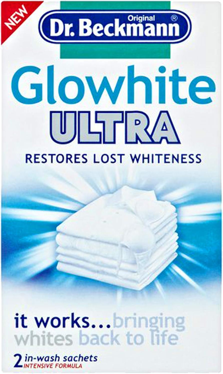 Dr. Beckmann Glowhite Ultra Fabric Whitener (8 x 40g Sachets)