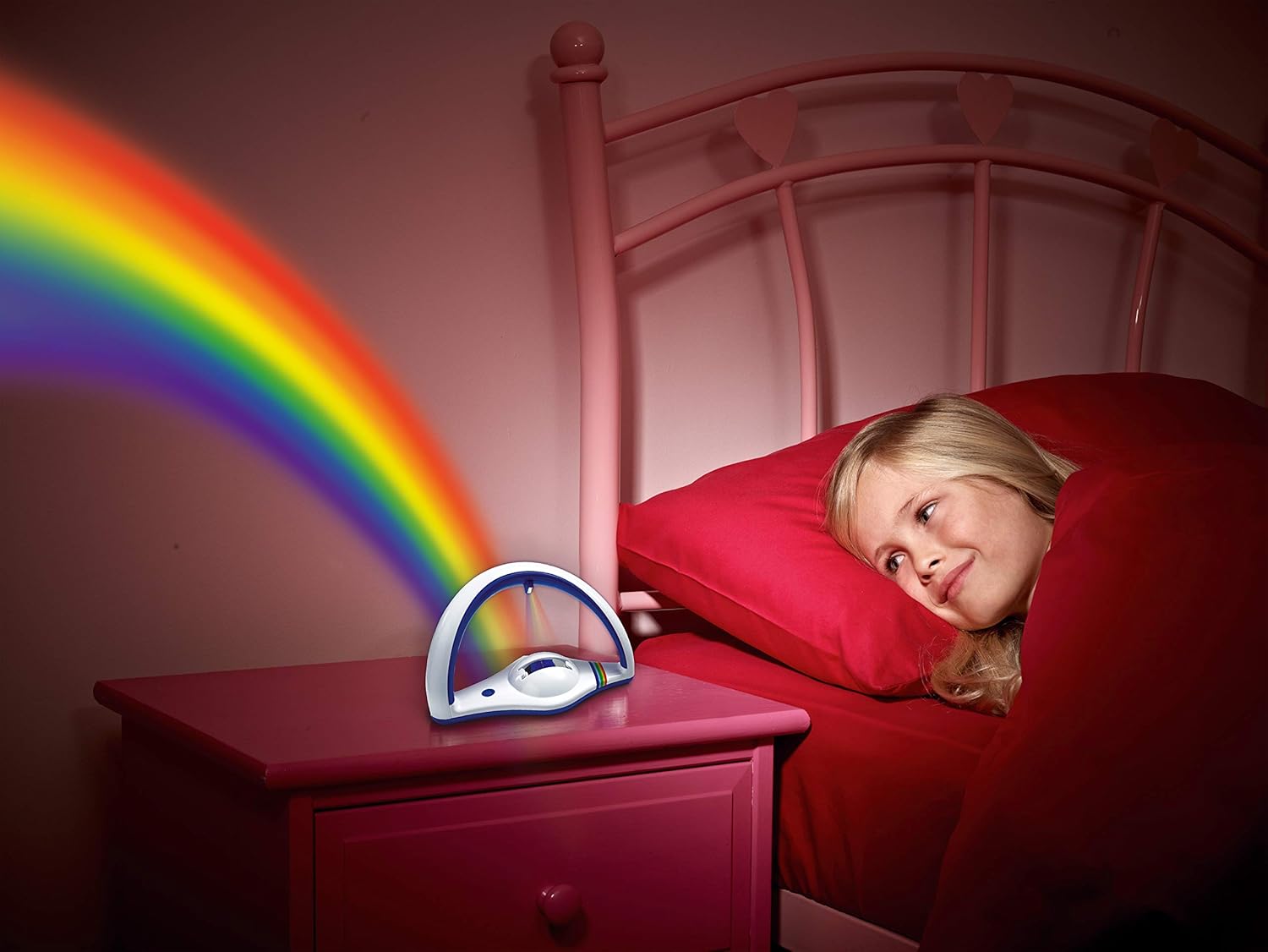 My Very Own Rainbow Projector Nightlight - LED Rainbow Light with Sunlight Crystal & Auto Shut-Off 7