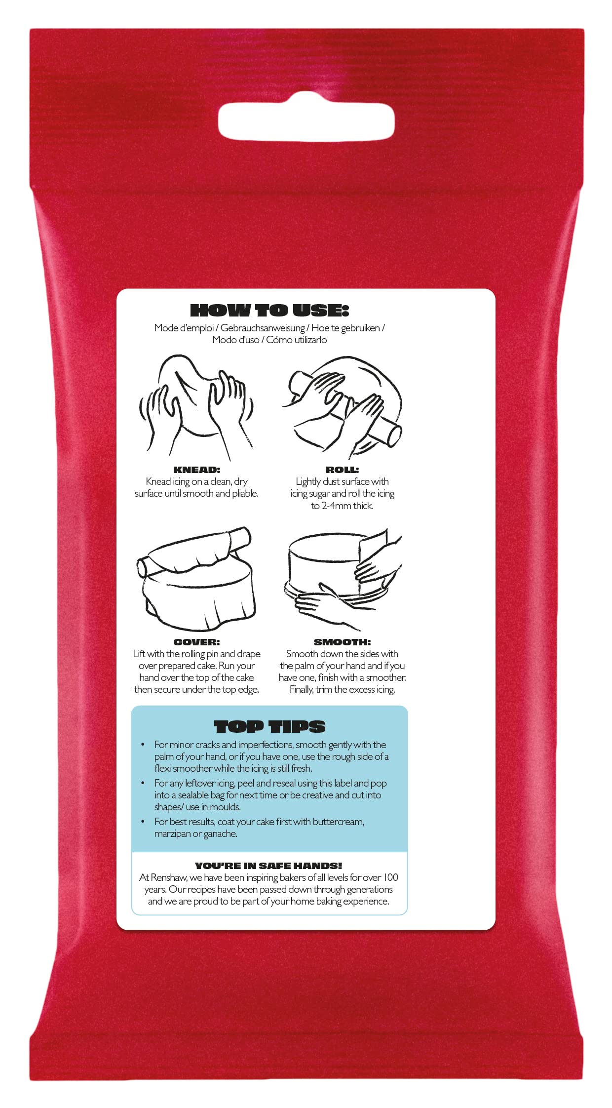 Renshaw Just Roll With It Fondant Icing - Duck Egg Blue, 250g 5