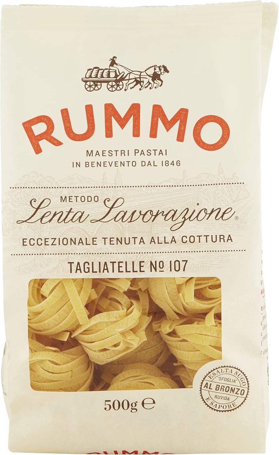 Rummo No.107 Tagliatelle Pasta, 500 g