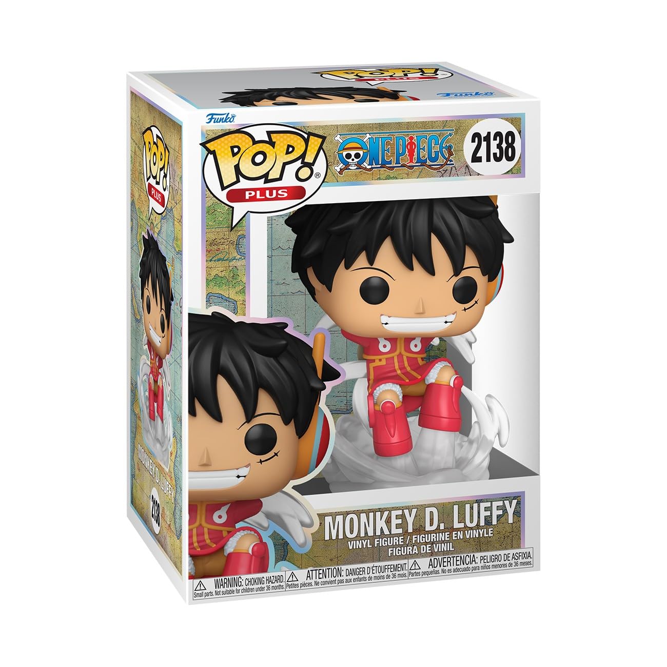 Funko POP! Plus Monkey D. Luffy Egghead Vinyl Figure | 3.75 in | Multicolor