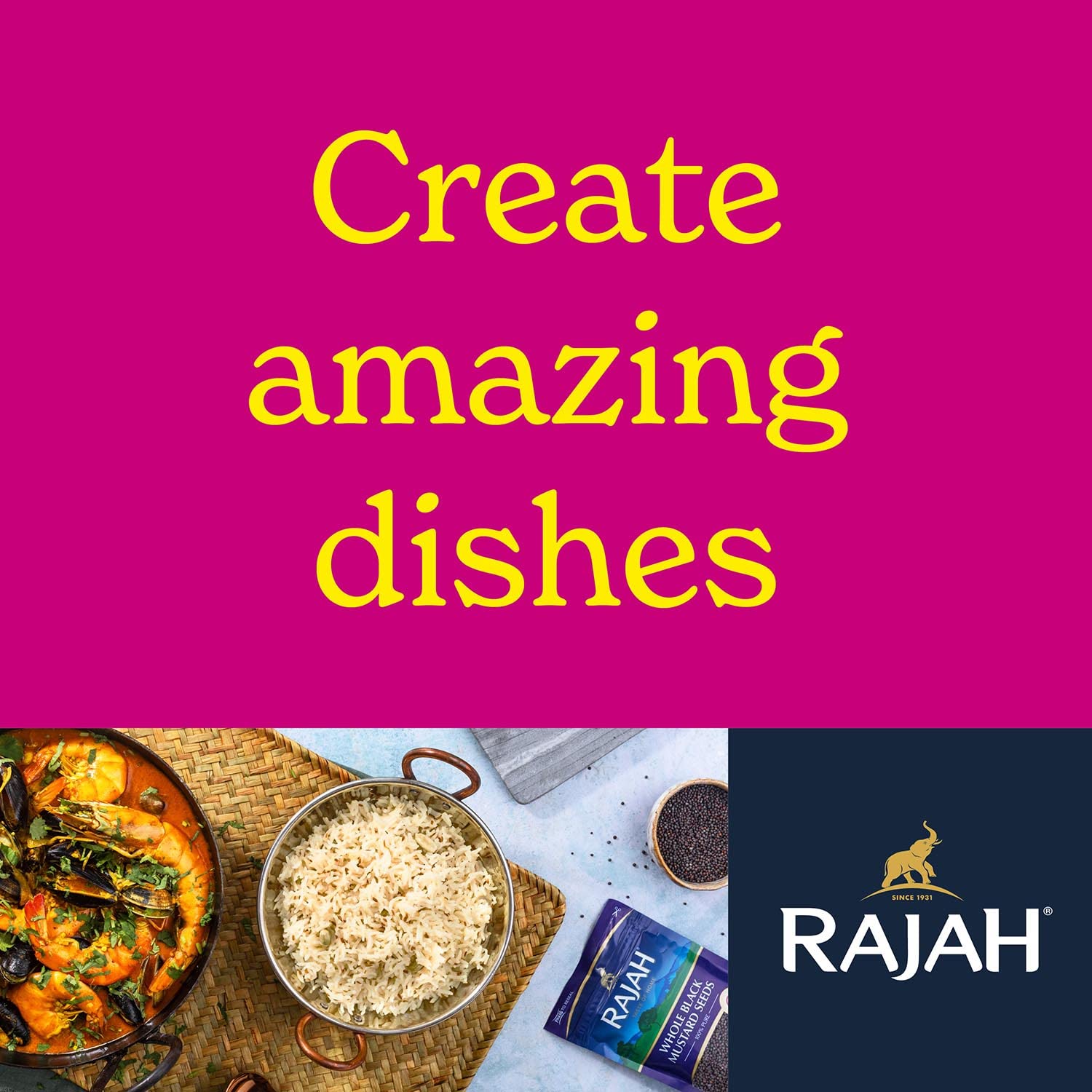 Rajah - Hot Madras Curry Powder 1KG 7